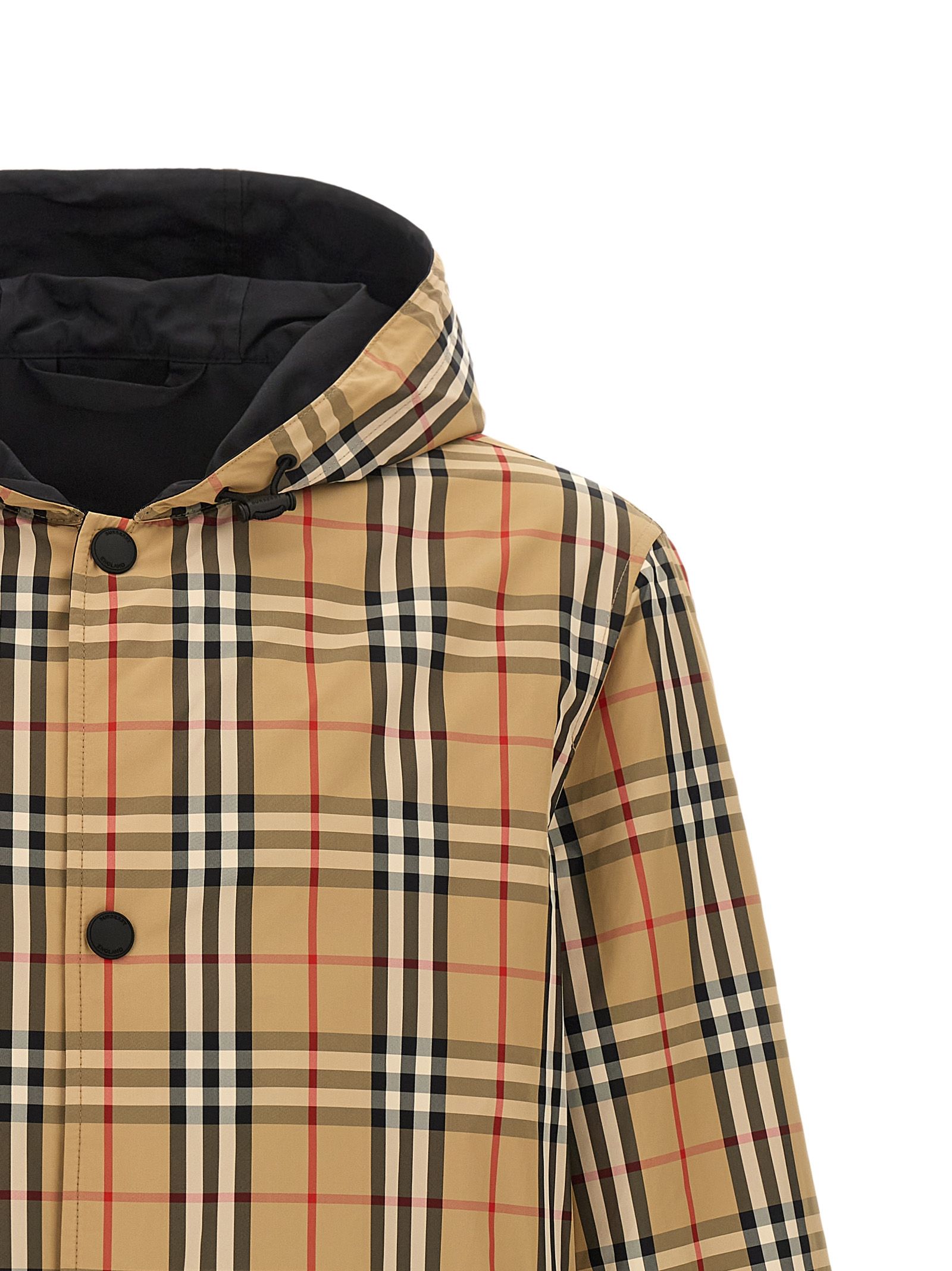 Polyamide Shell Men's Jacket - Burberry - Modalova