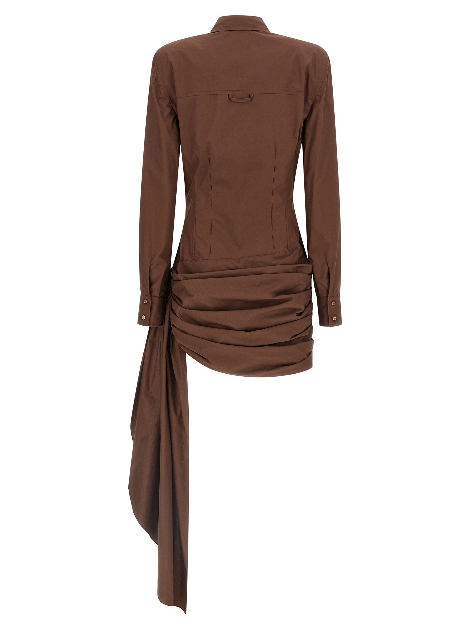Cotton Short Women's Dress - Giuseppe Di Morabito - Modalova