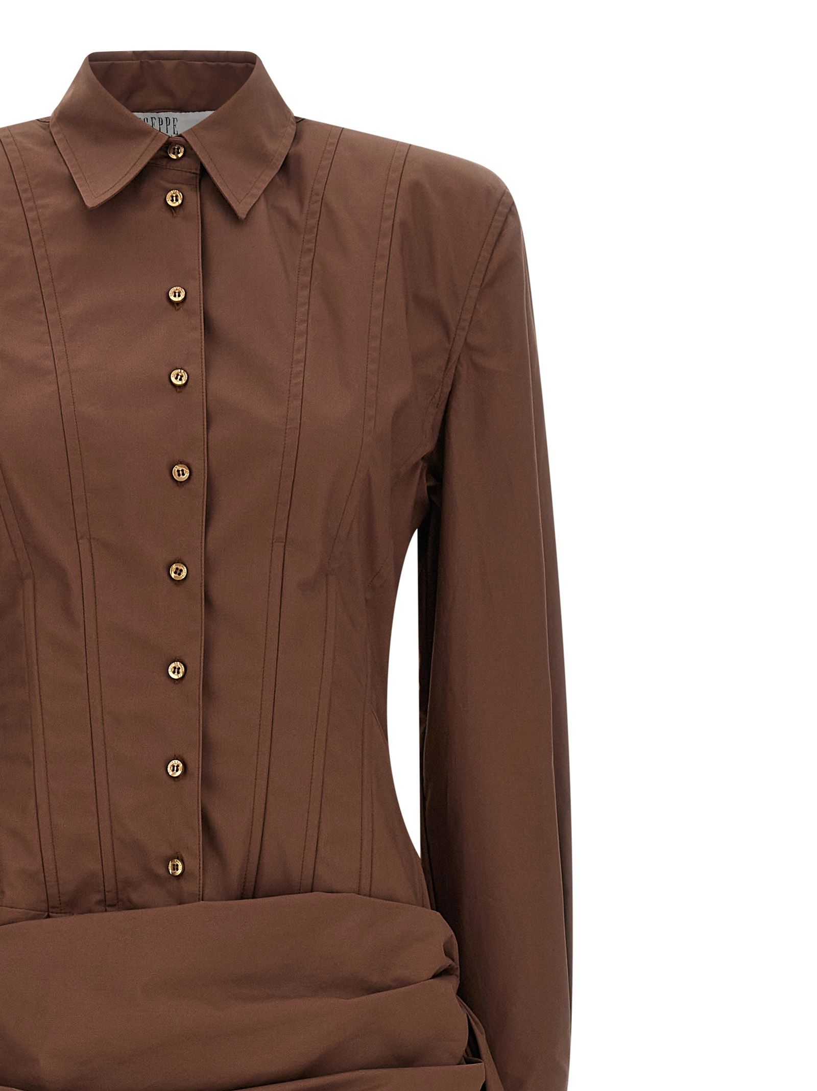 Cotton Short Women's Dress - Giuseppe Di Morabito - Modalova