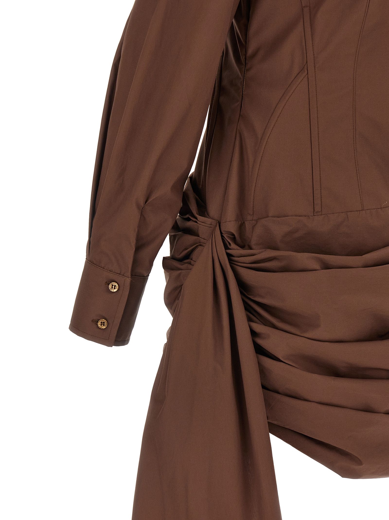 Cotton Short Women's Dress - Giuseppe Di Morabito - Modalova