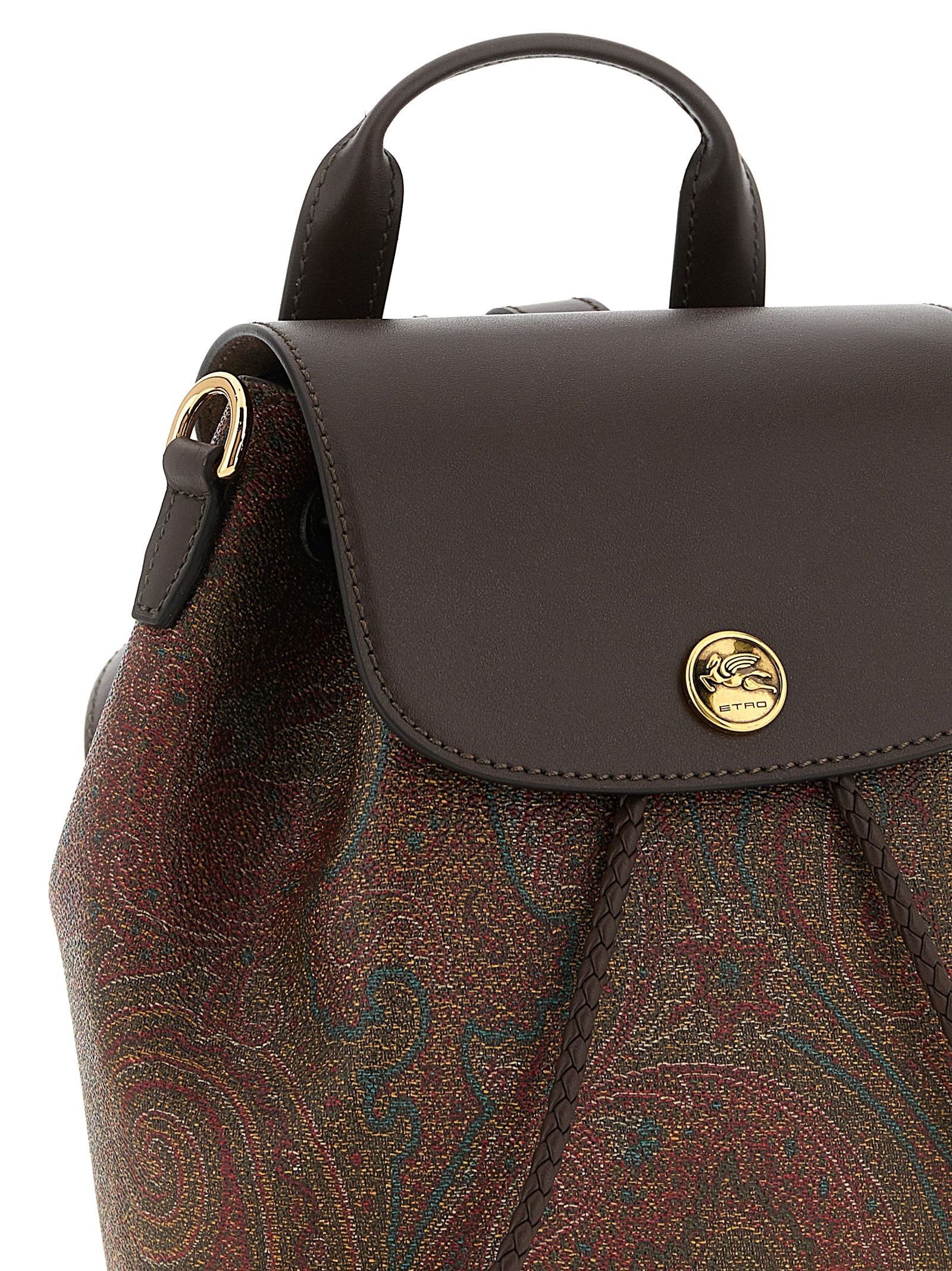 Cotton Women's Backpack - Etro - Modalova