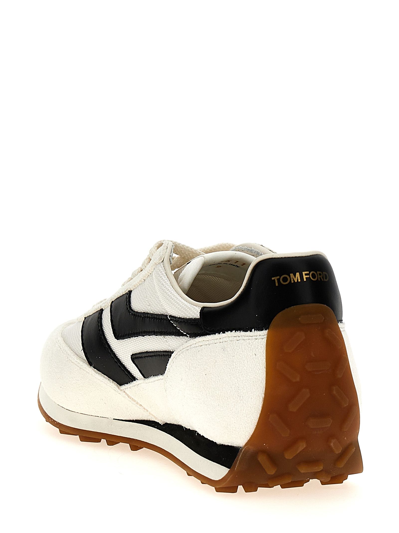 Polyester Athletic Men's Sneakers - Tom Ford - Modalova