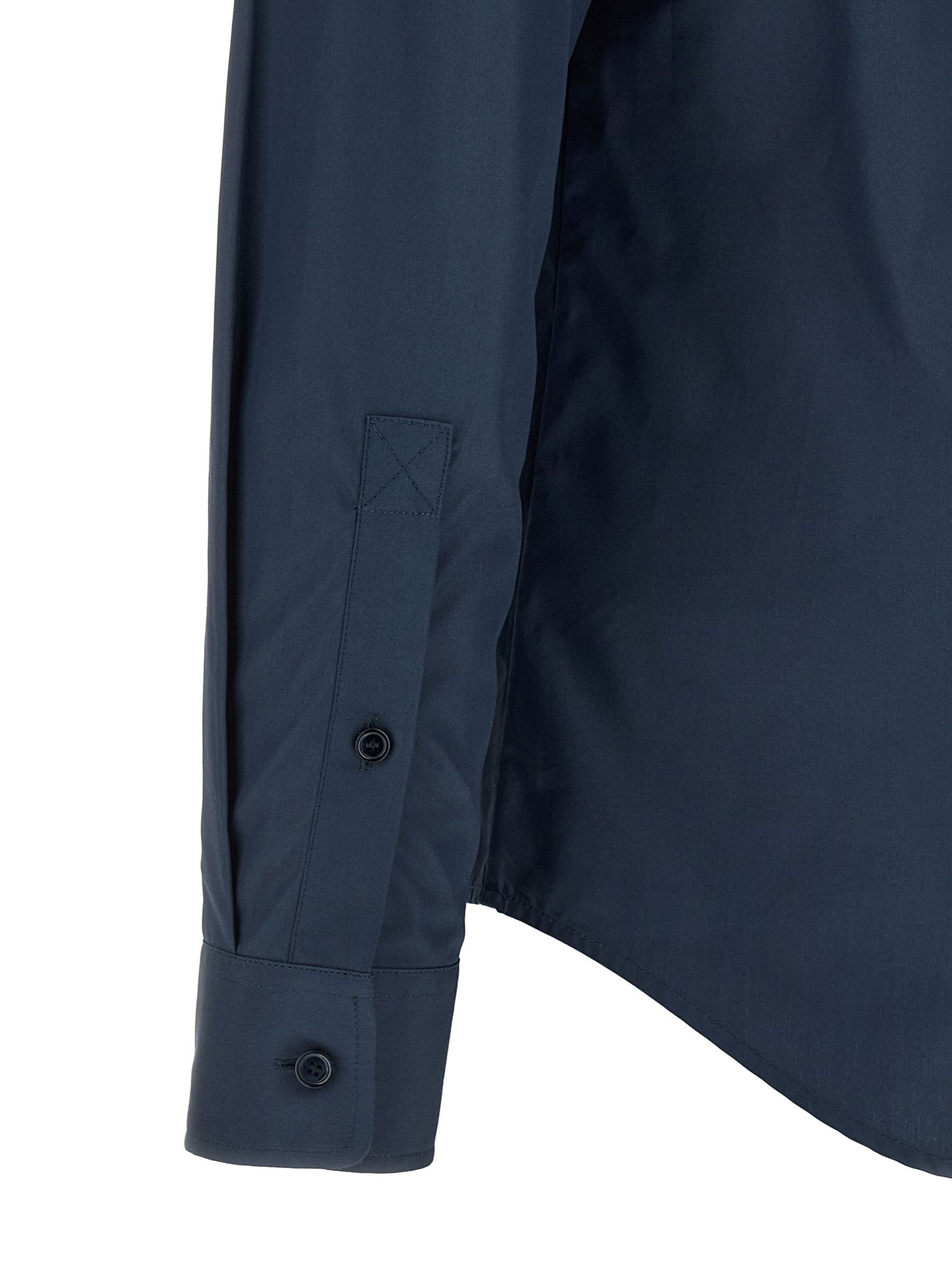 Burberry Blue Cotton Men's Blouse - Burberry - Modalova
