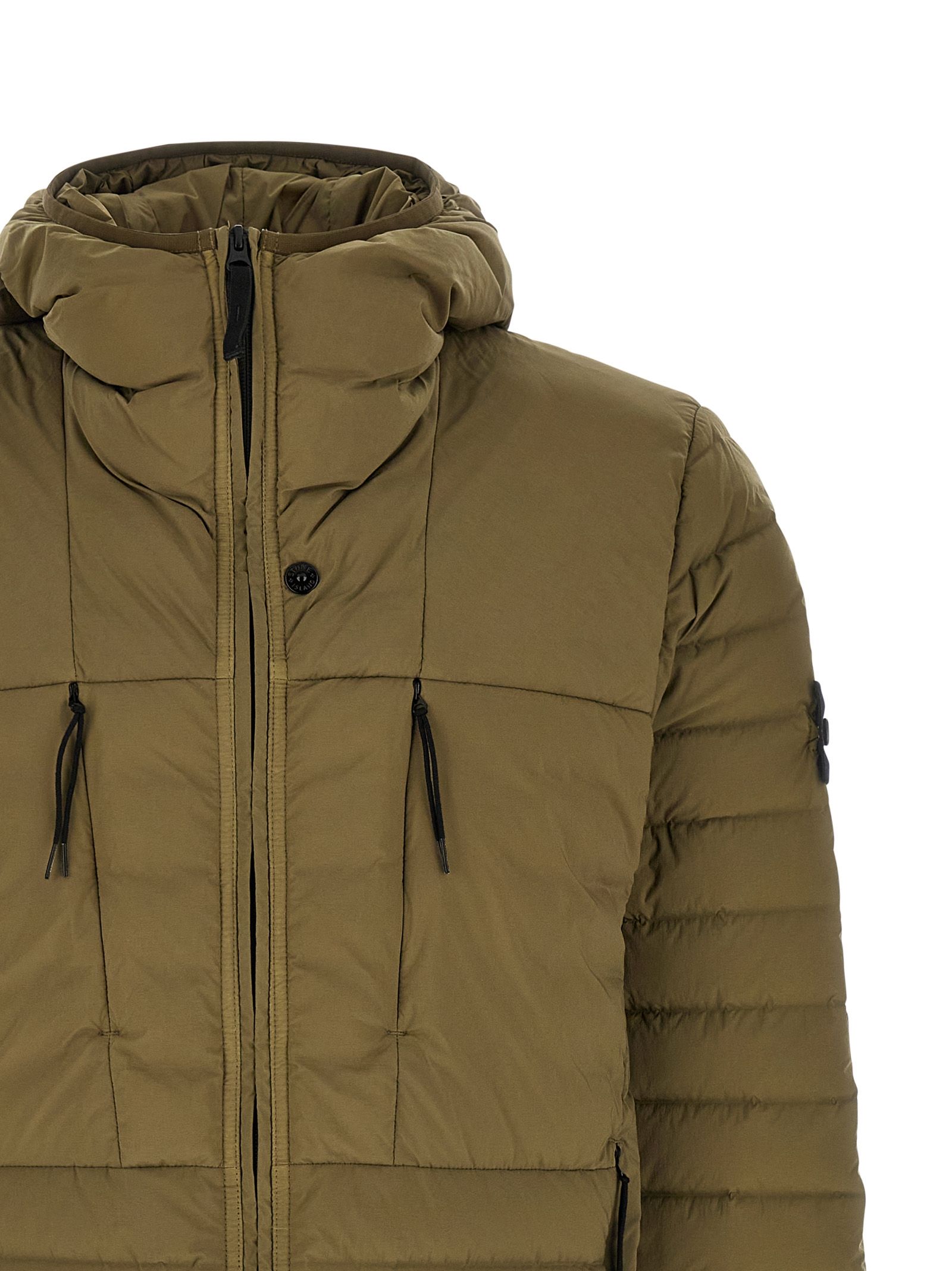 Polyamide Full-Length Men's Jacket - Stone Island - Modalova