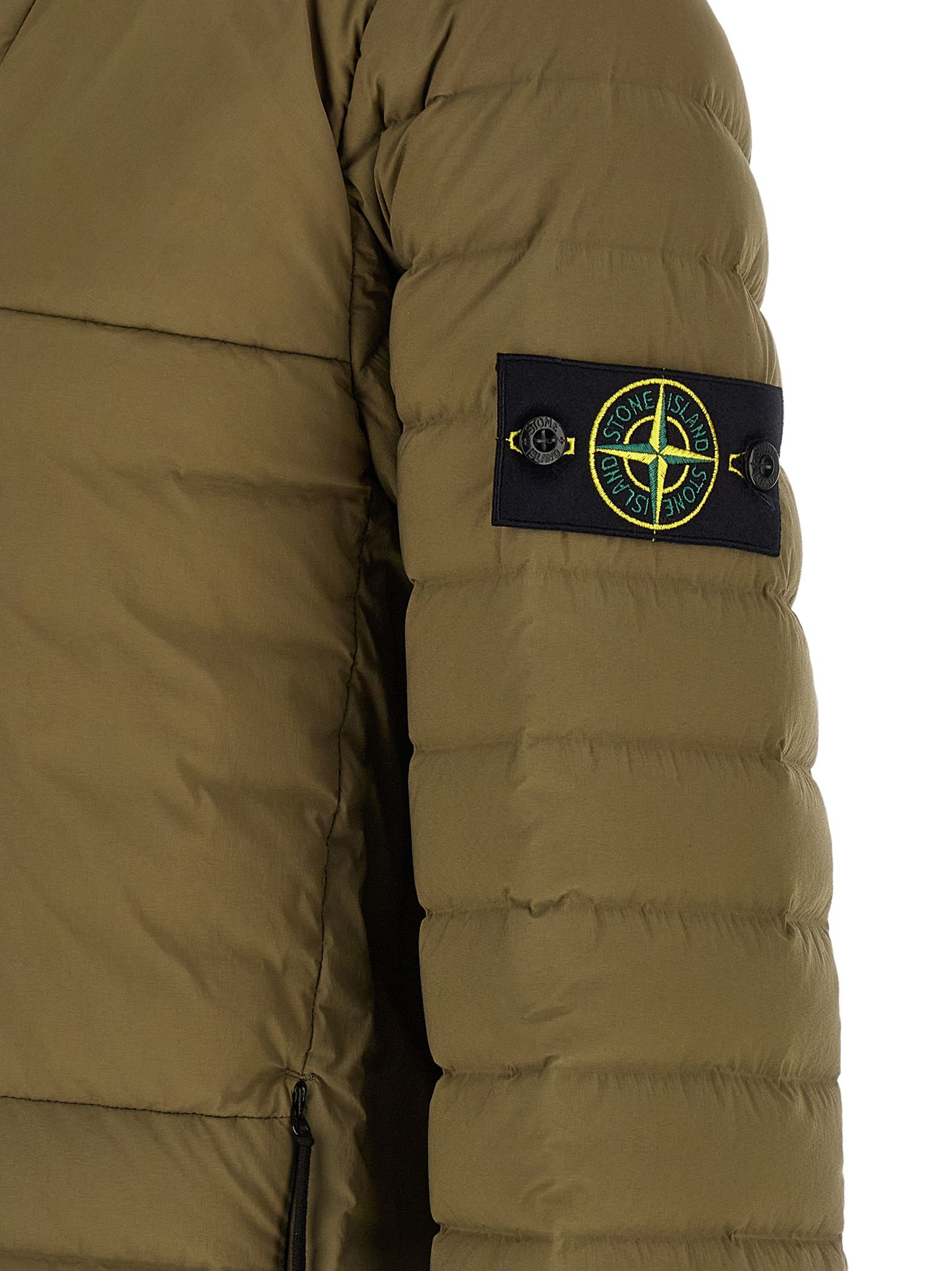 Polyamide Full-Length Men's Jacket - Stone Island - Modalova