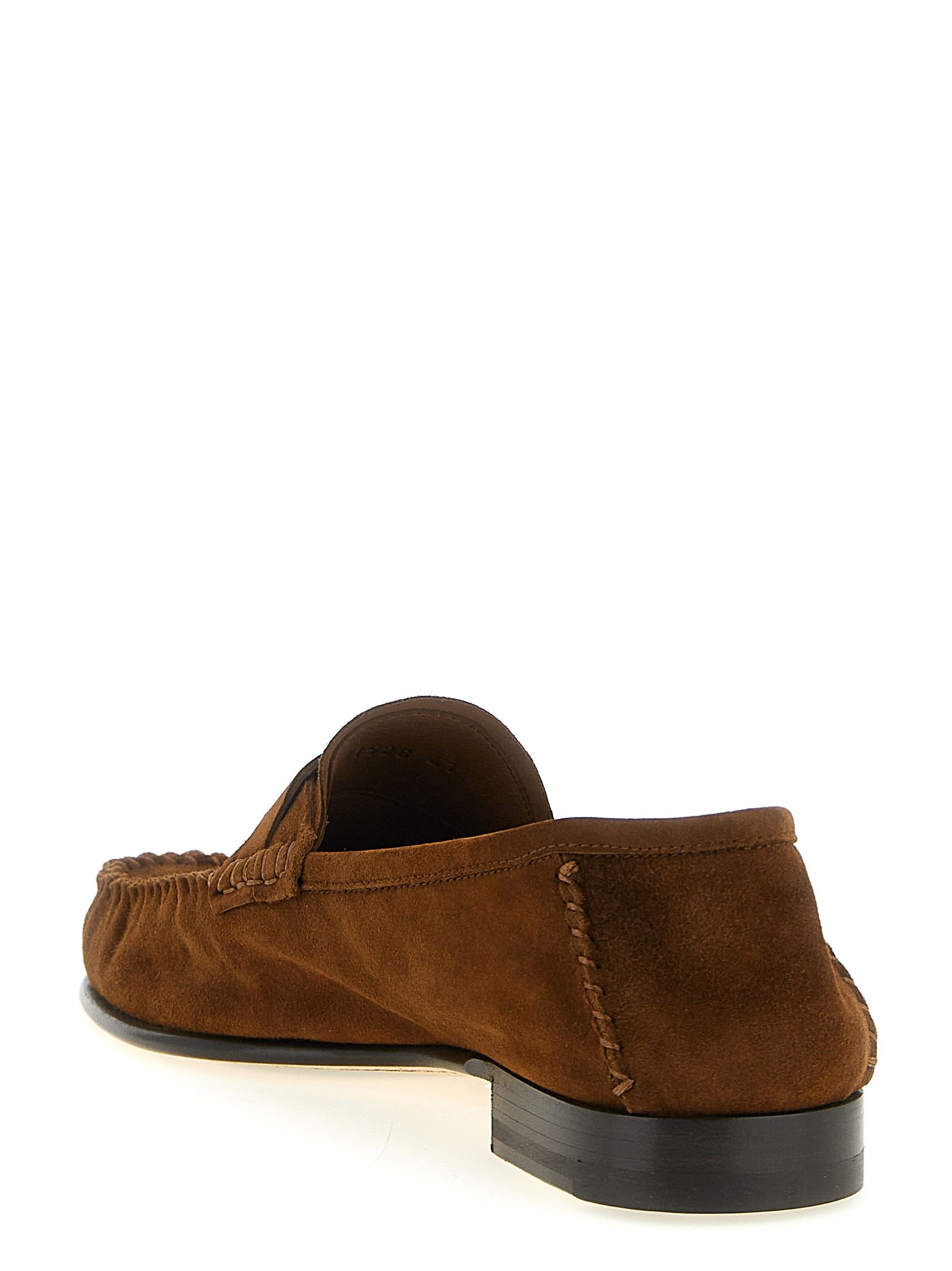 Suede Leather Slip-On Men's Loafers - Tom Ford - Modalova