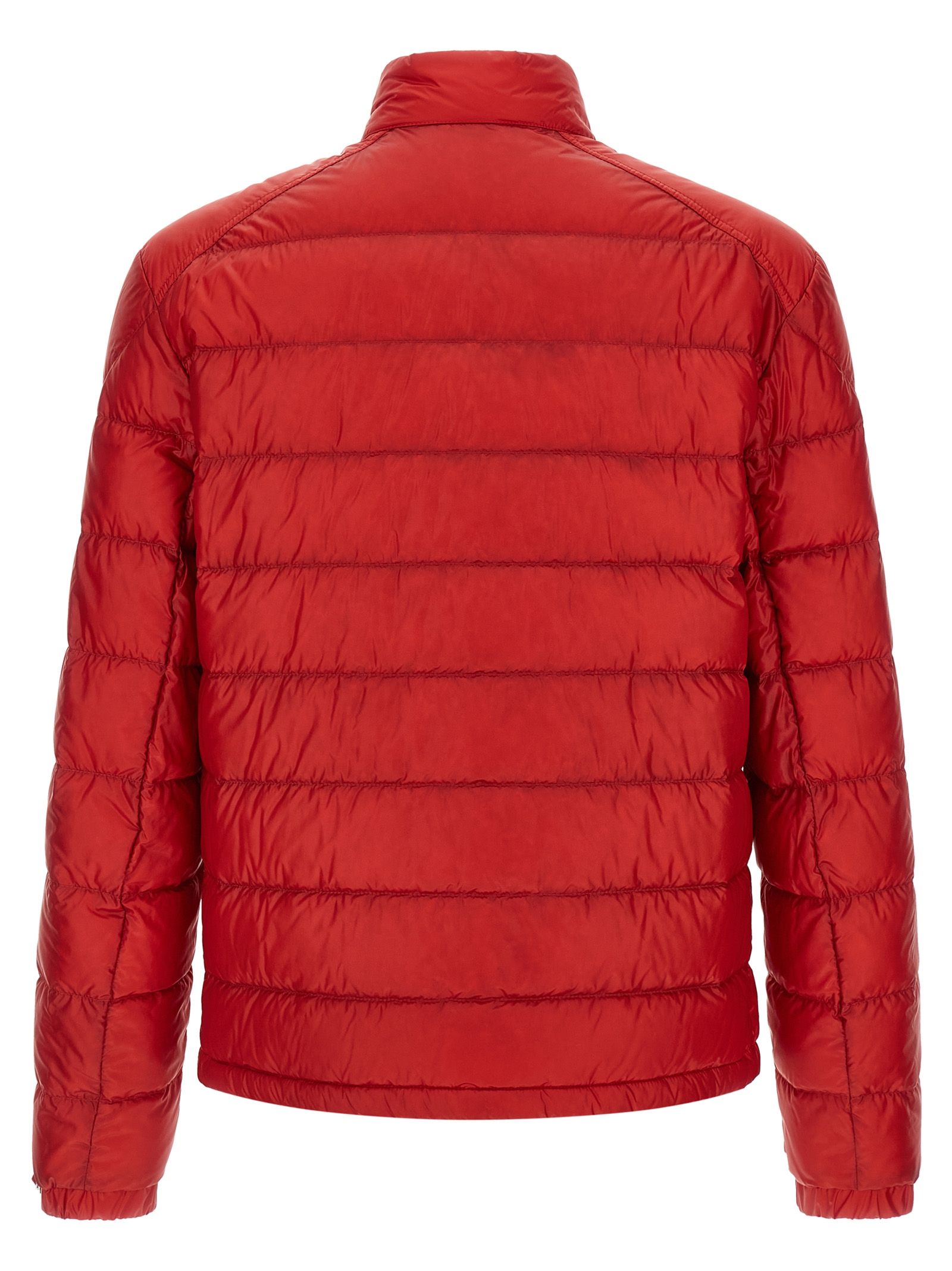 Polyamide Full-Length Men's Jacket - Moncler - Modalova