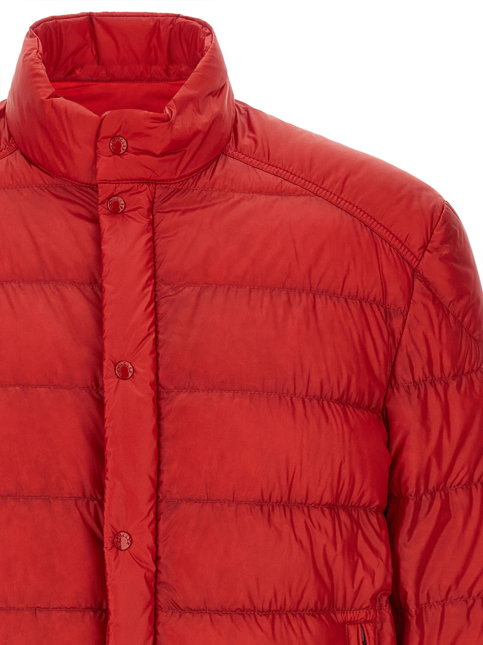 Polyamide Full-Length Men's Jacket - Moncler - Modalova
