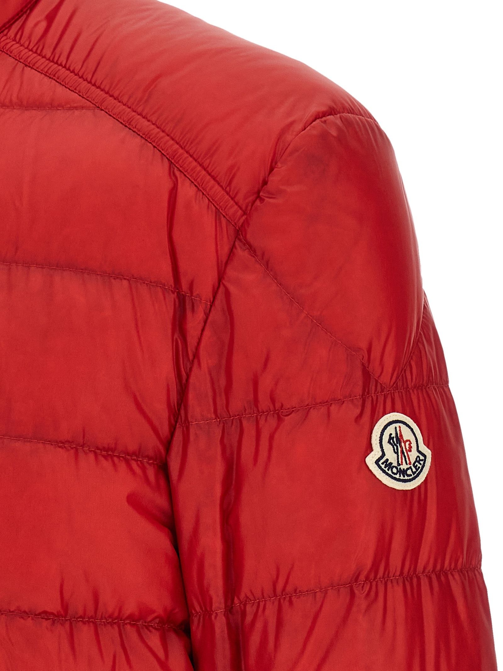 Polyamide Full-Length Men's Jacket - Moncler - Modalova