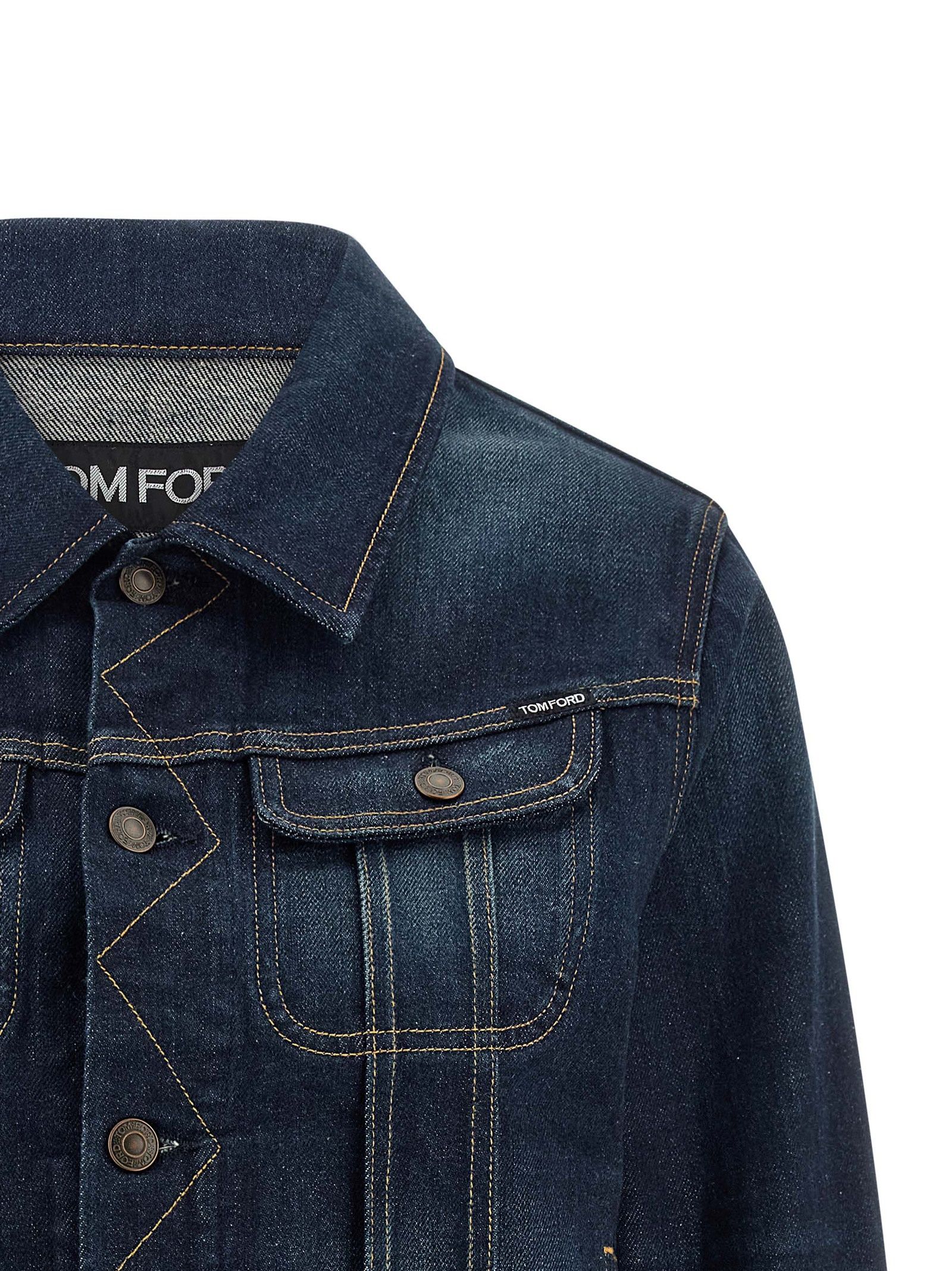 Cotton Denim Women's Jacket - Tom Ford - Modalova