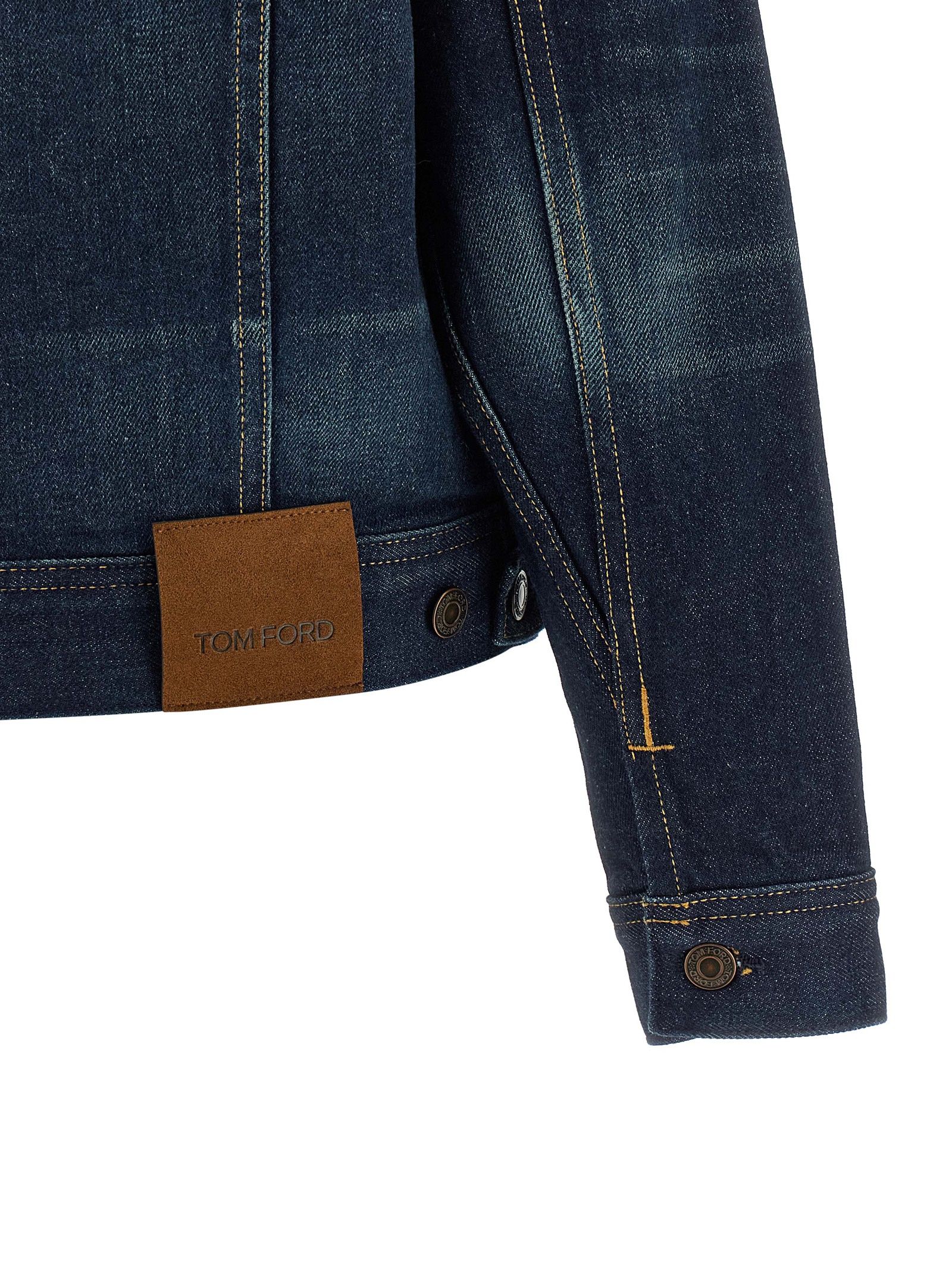 Cotton Denim Women's Jacket - Tom Ford - Modalova