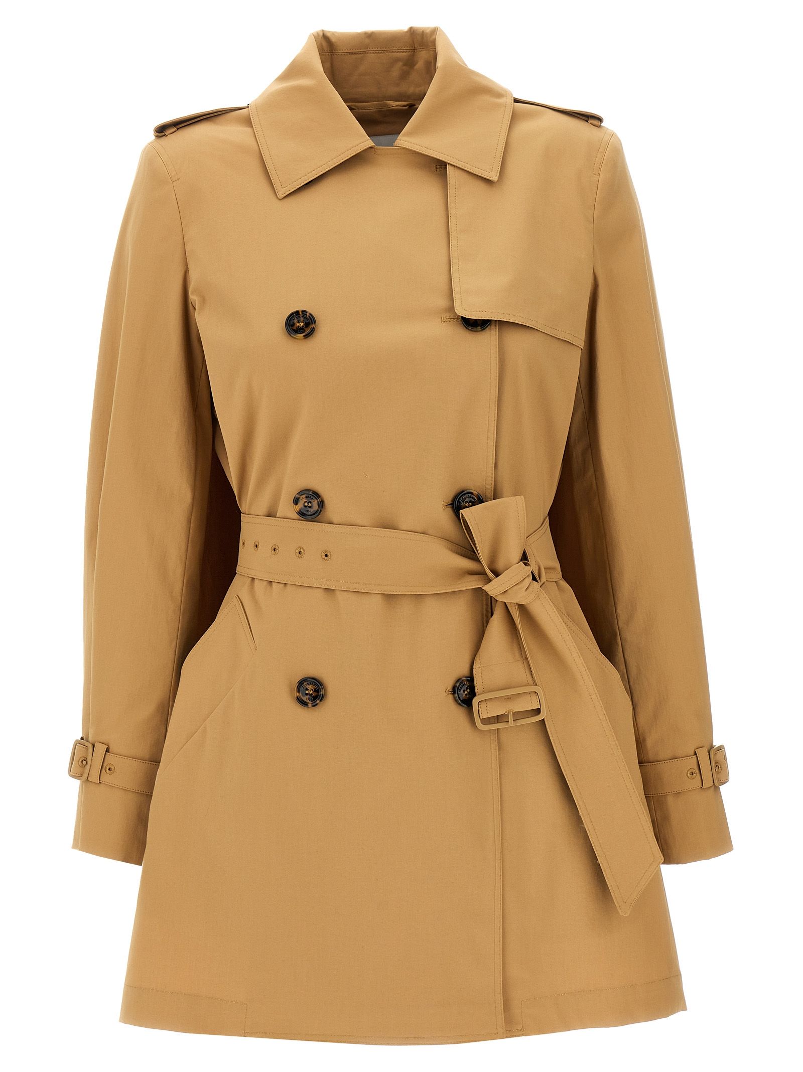 Max Mara Brown Cotton Women's Coat - Max Mara - Modalova