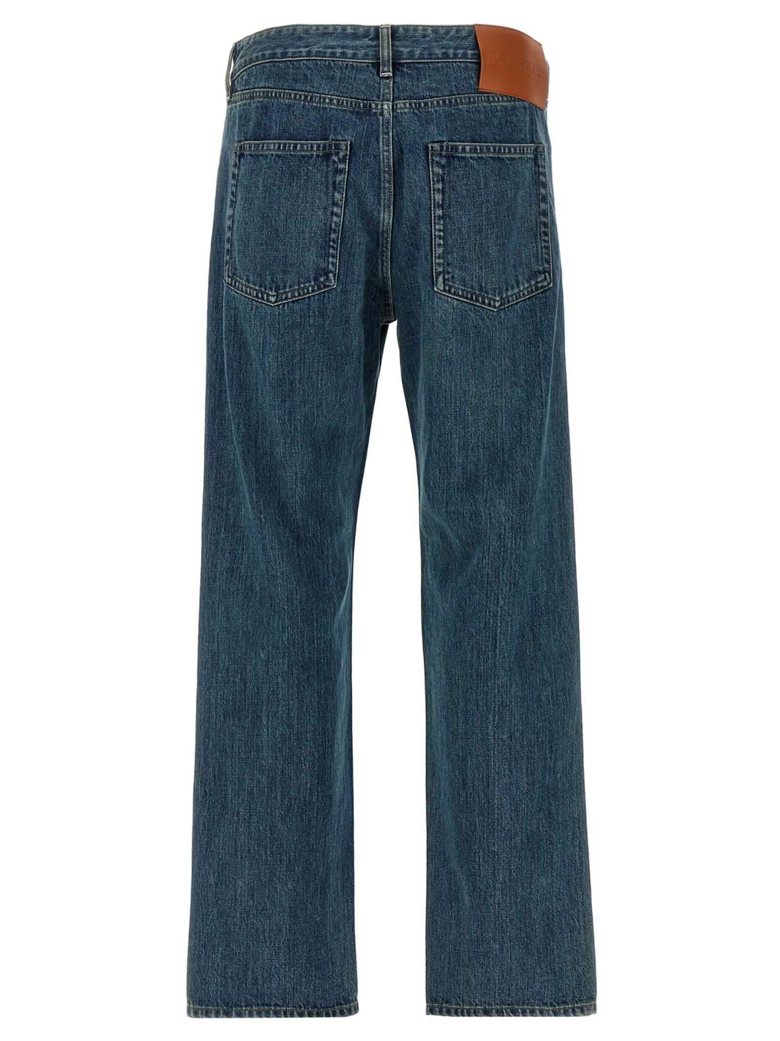 Cotton Straight-Leg Men's Jeans - Jil Sander - Modalova