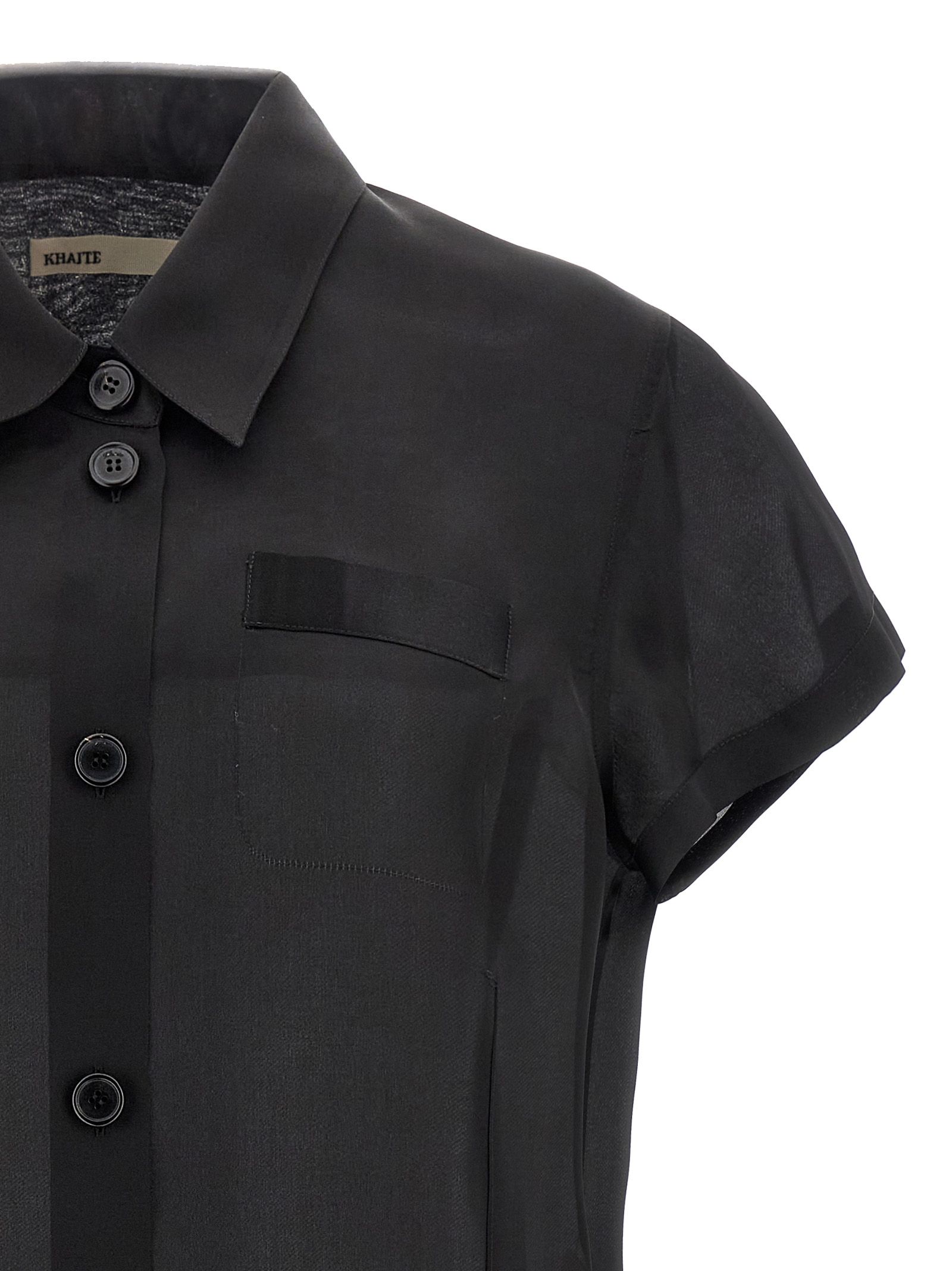 Khaite Black Silk Women's Blouse - Khaite - Modalova