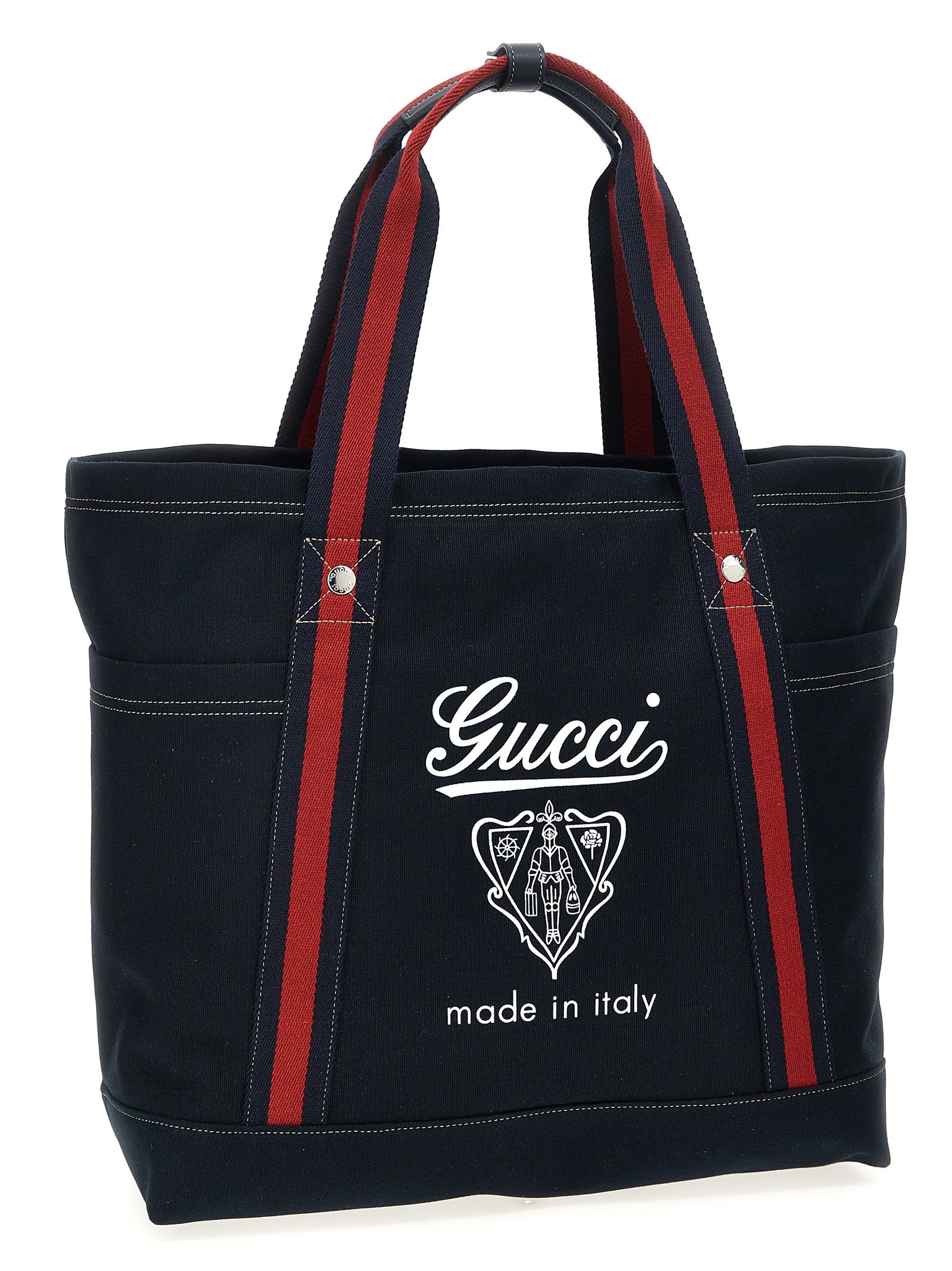 Gucci Blue Cotton Tote Men's Bag - Gucci - Modalova