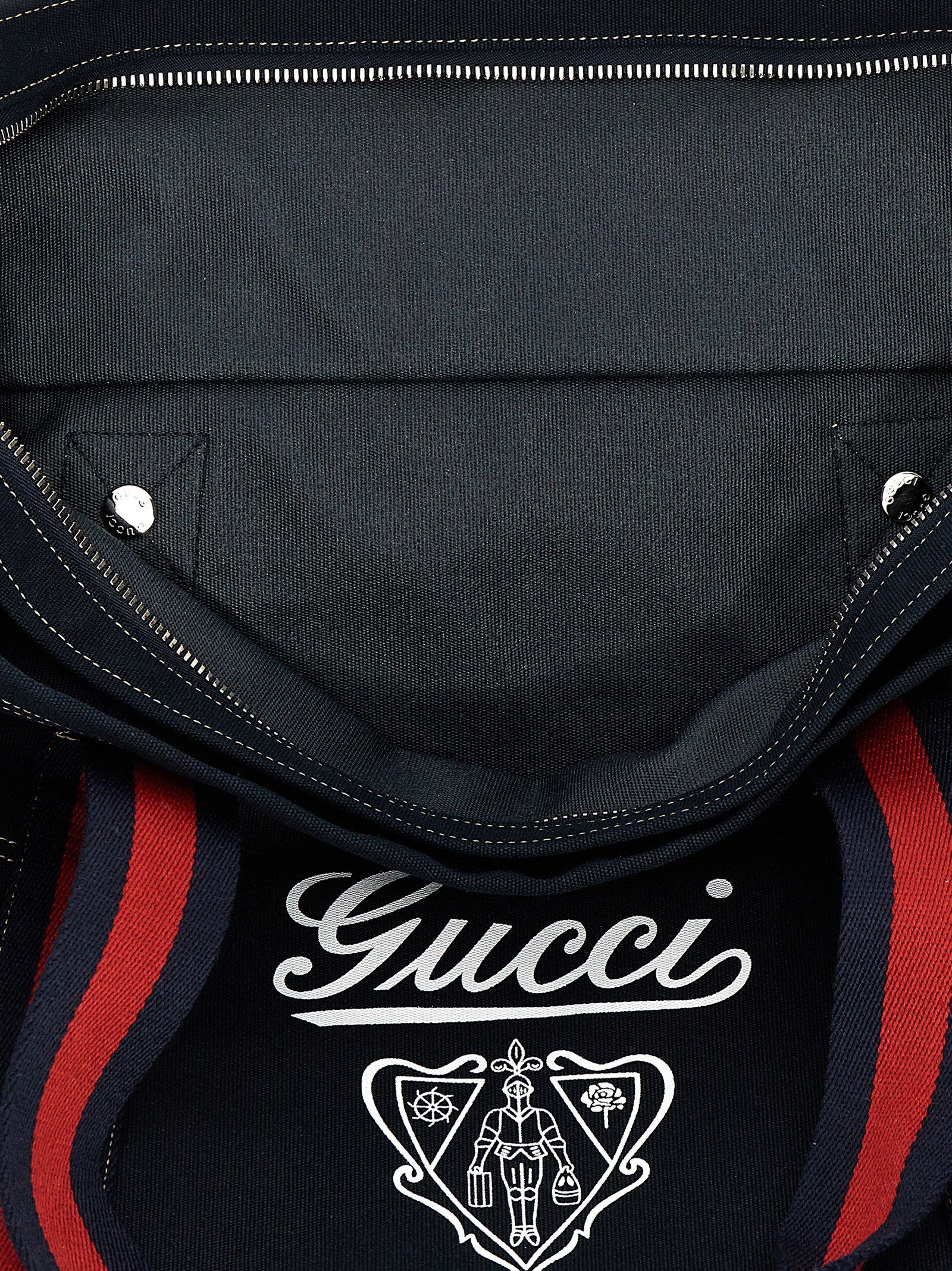 Gucci Blue Cotton Tote Men's Bag - Gucci - Modalova
