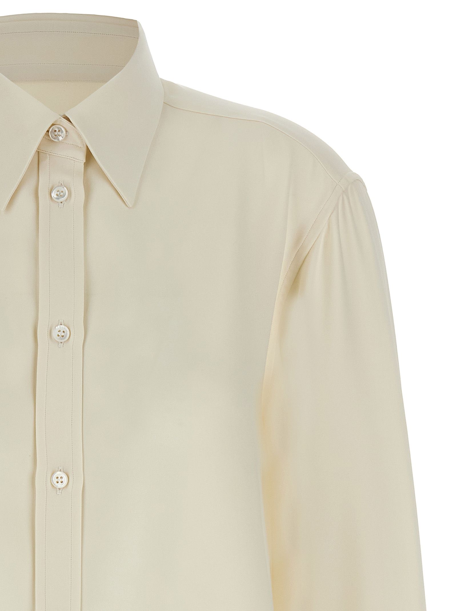Brioni White Silk Women's Blouse - Brioni - Modalova