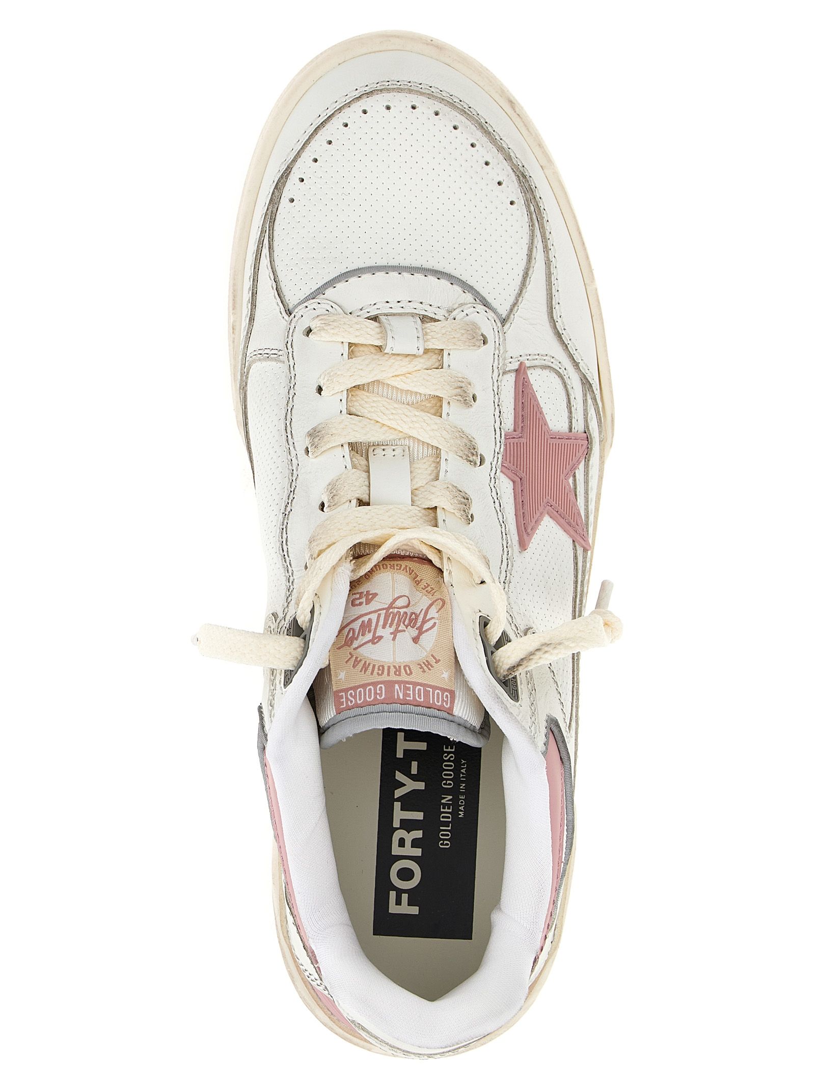 Leather Athletic Women's Sneakers - Golden Goose - Modalova