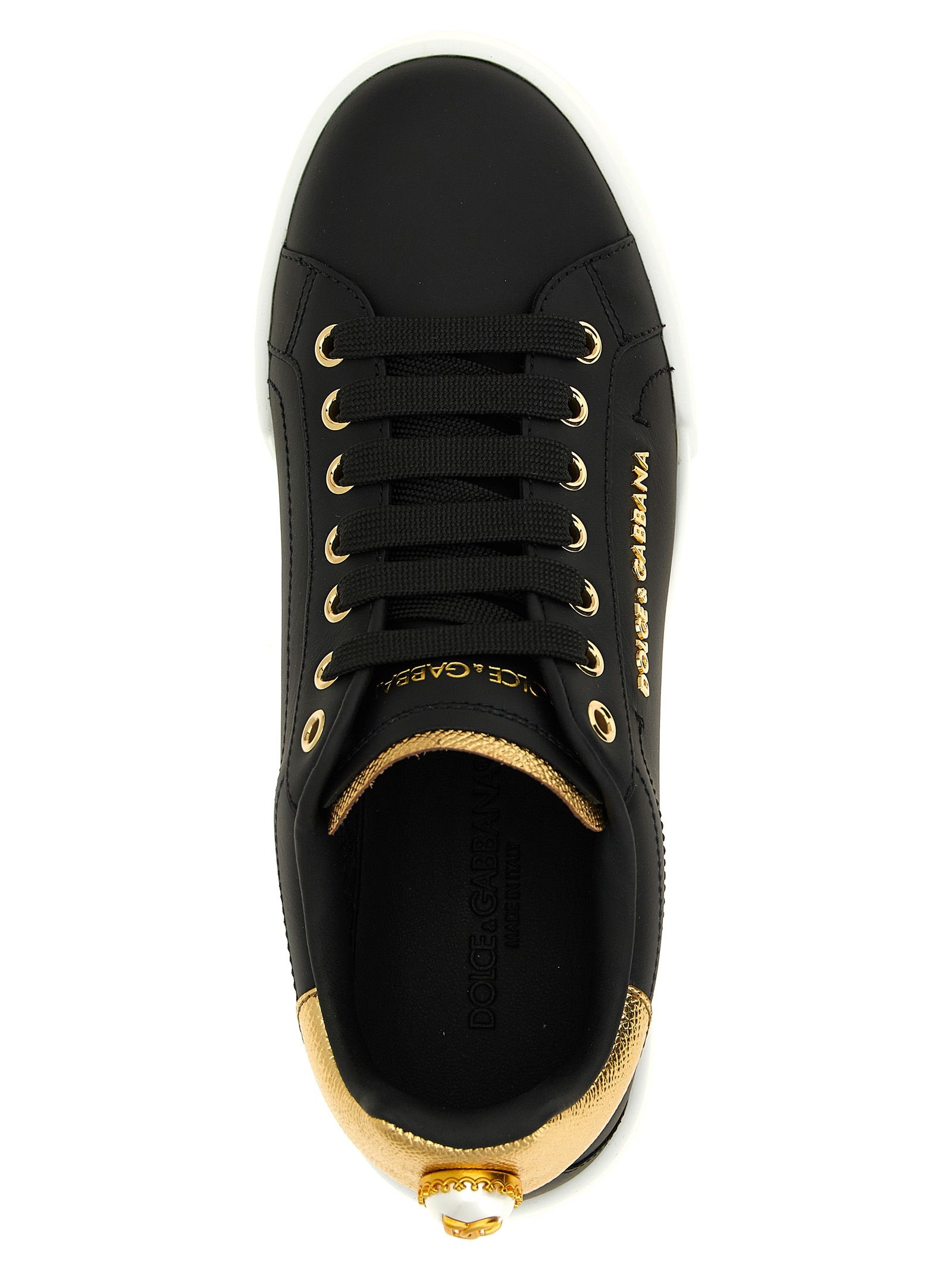 Calfskin Women's Sneakers - Dolce & Gabbana - Modalova