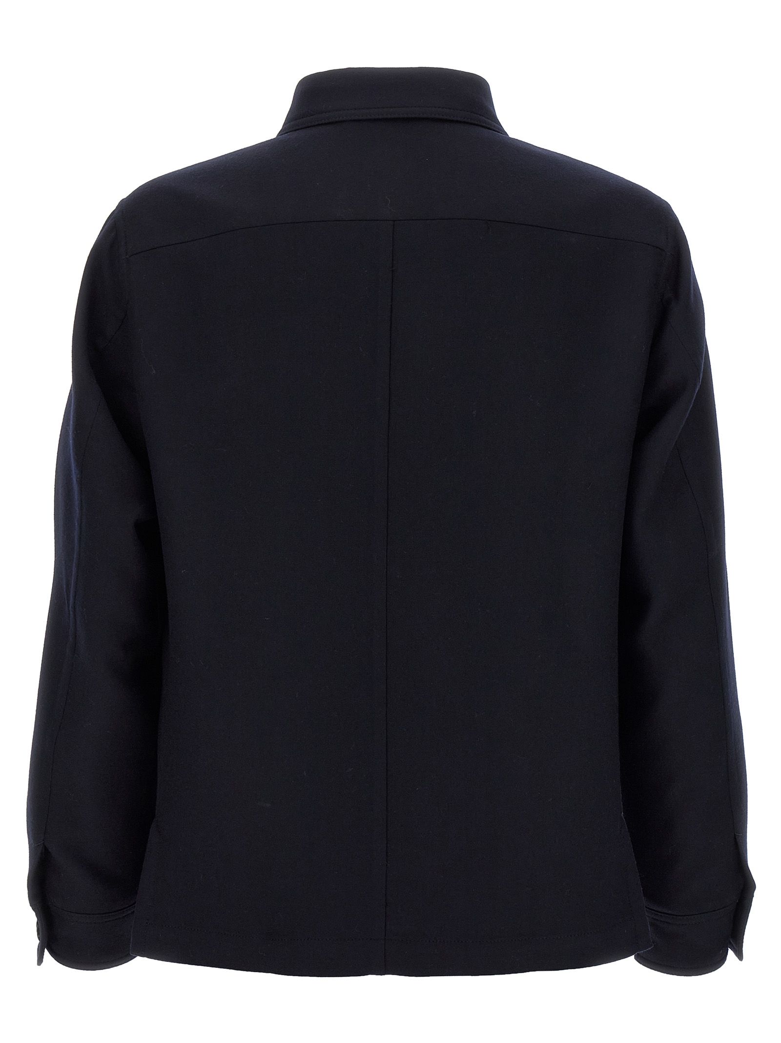 Tom Ford Blue Wool Men's Blouse - Tom Ford - Modalova
