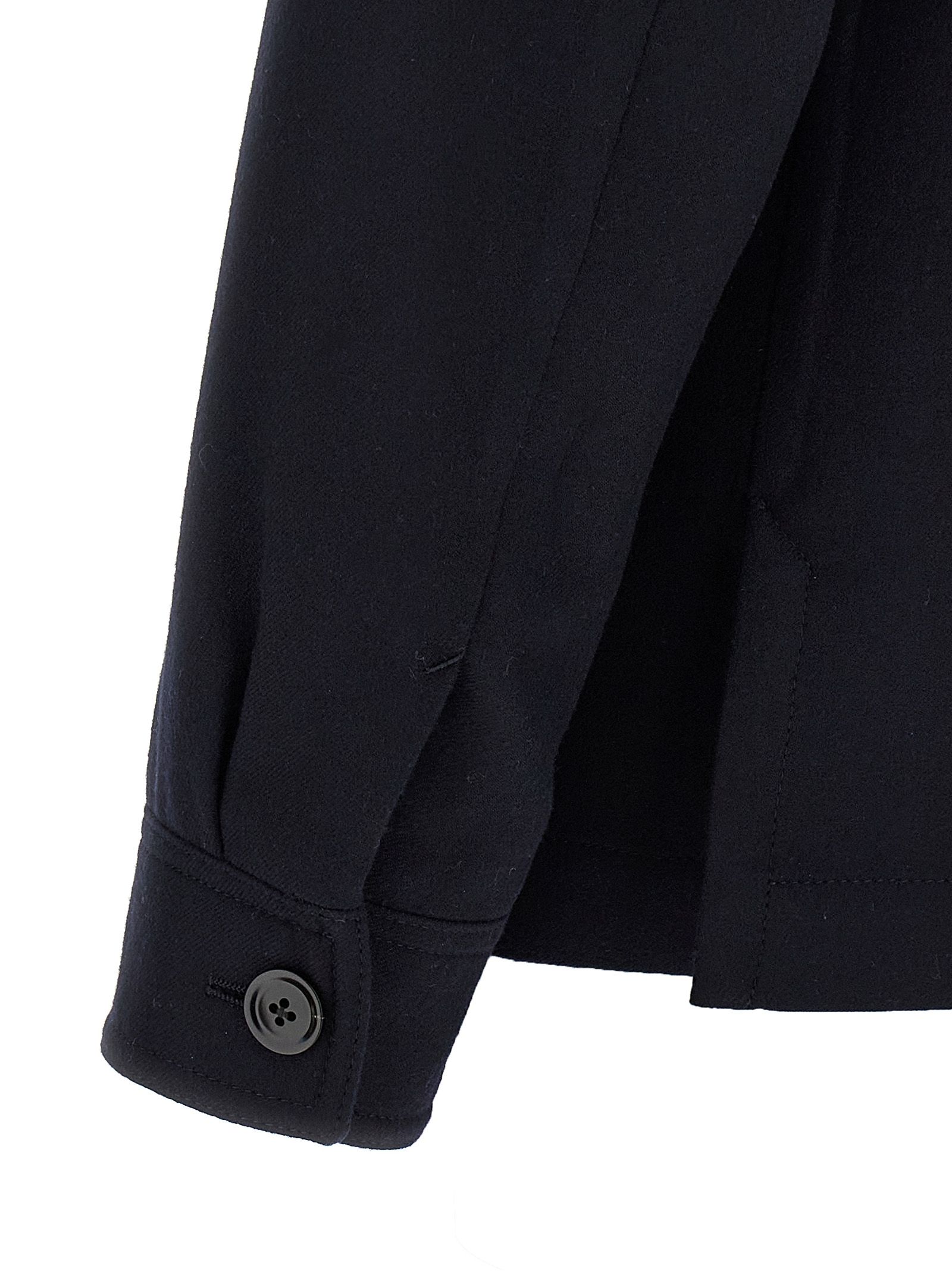 Tom Ford Blue Wool Men's Blouse - Tom Ford - Modalova