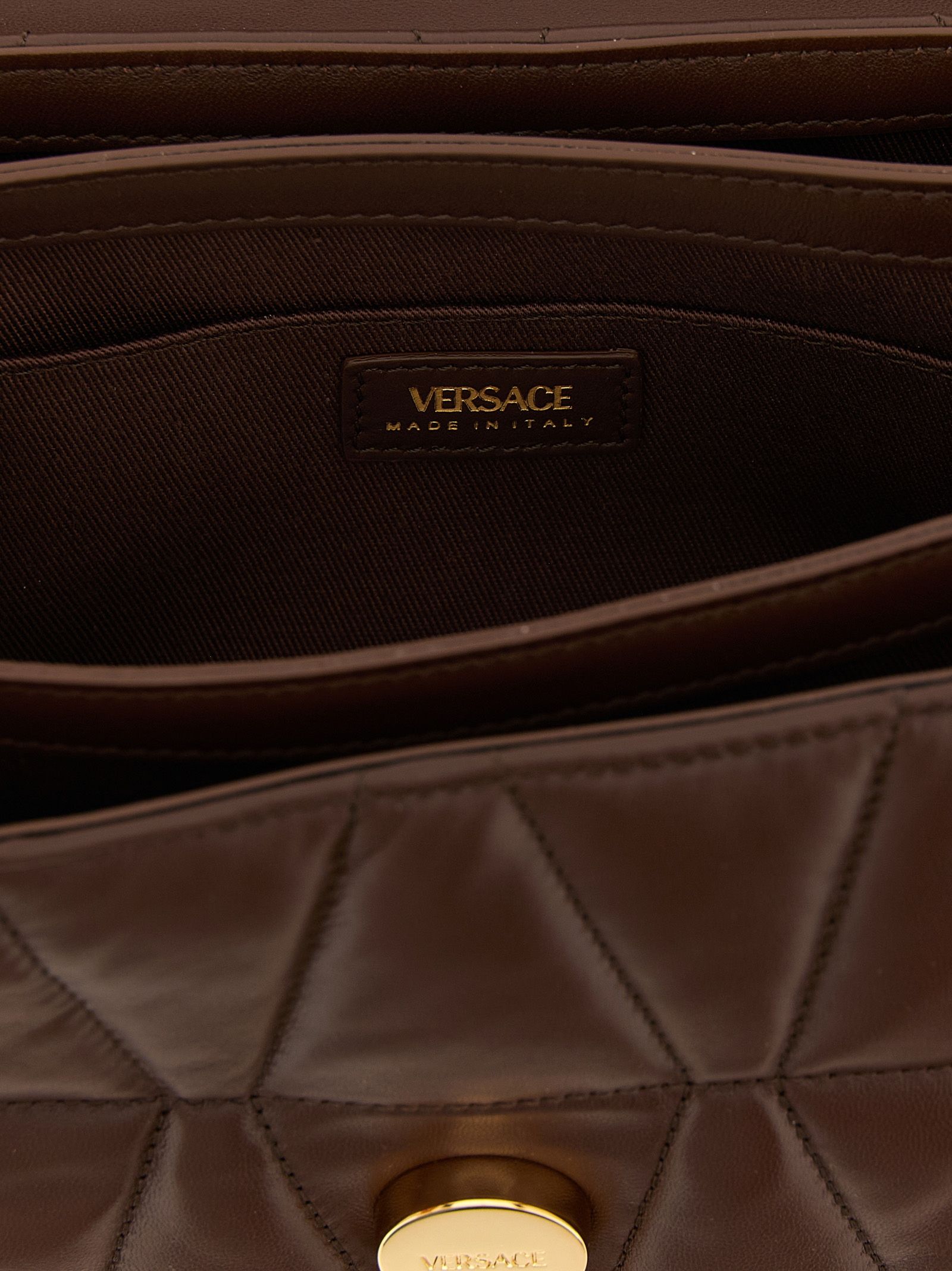 Lamb Leather Shoulder Women's Bag - Versace - Modalova