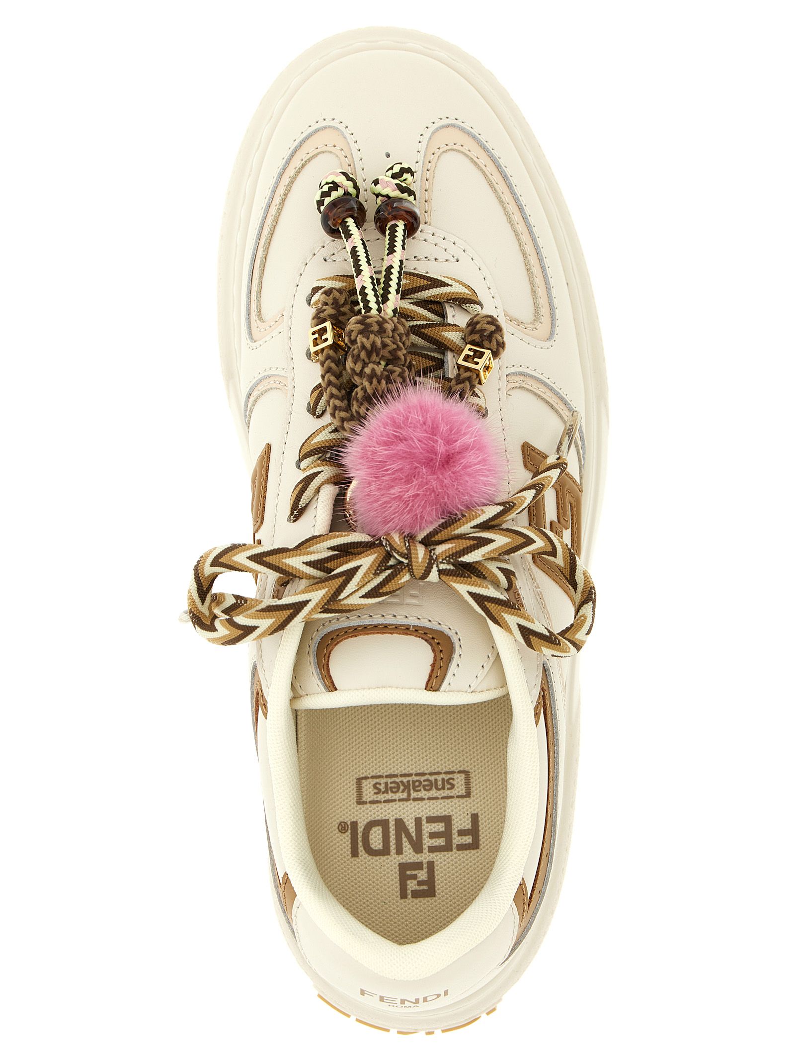 Calfskin Platform Women's Sneakers - Fendi - Modalova