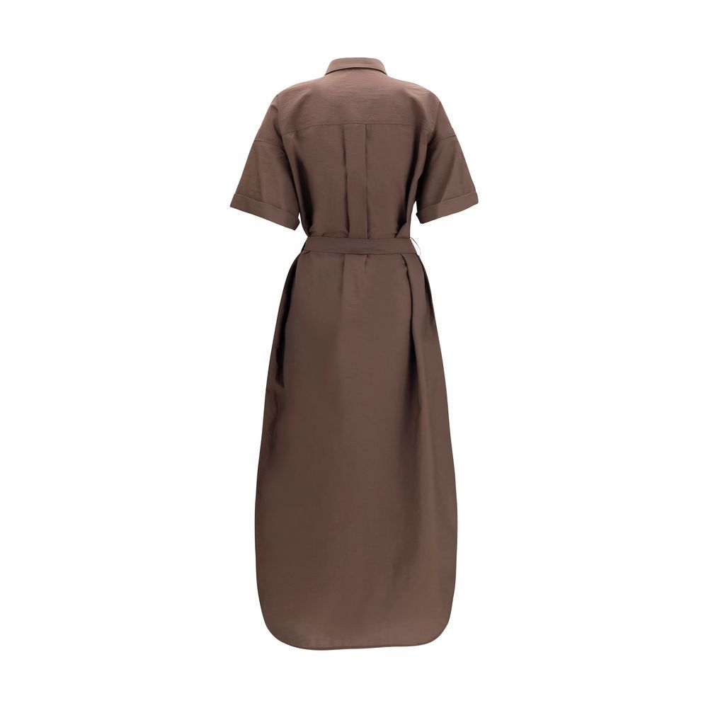 Cotton Casual Women's Dress - Brunello Cucinelli - Modalova