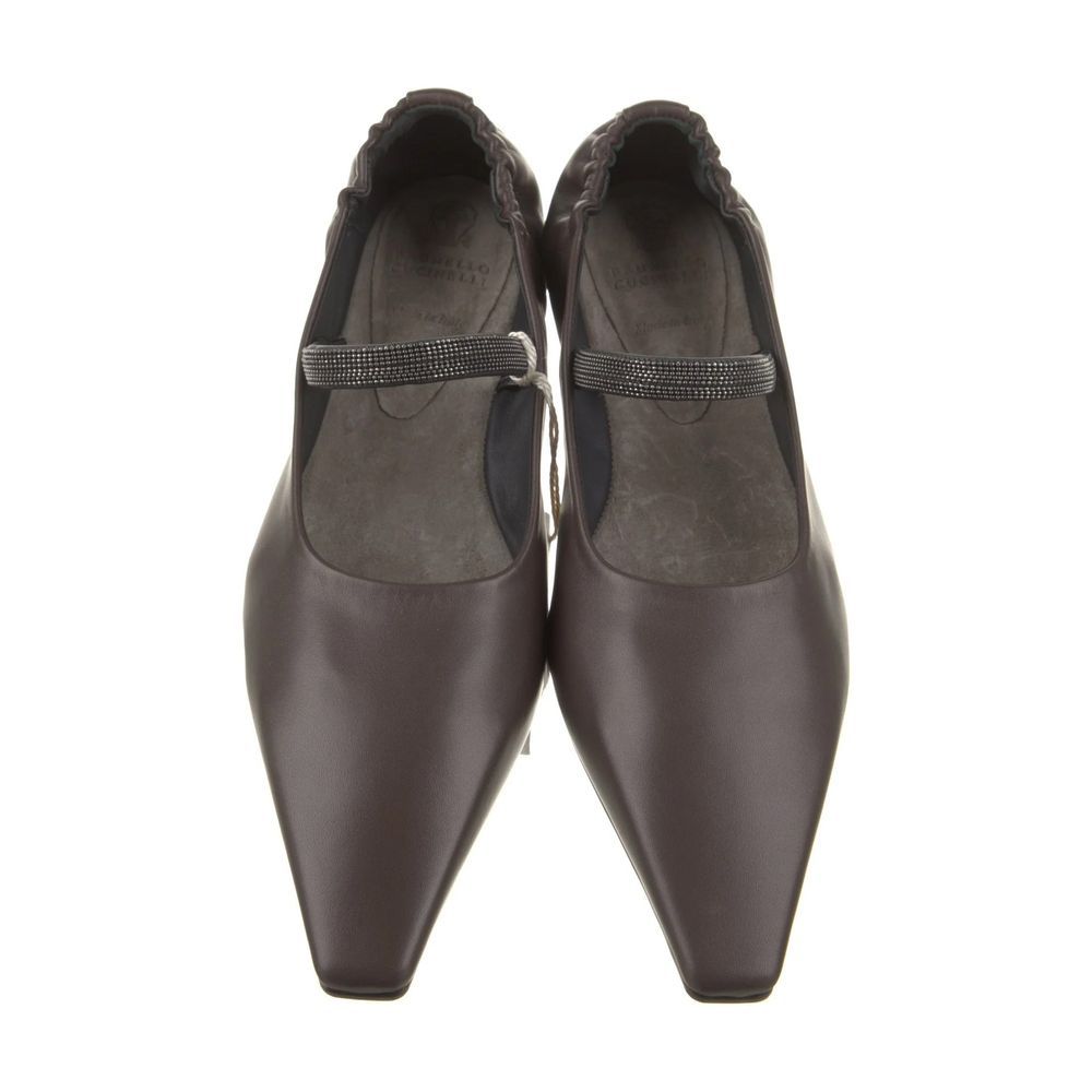 Leather Ballet Women's Flats - Brunello Cucinelli - Modalova