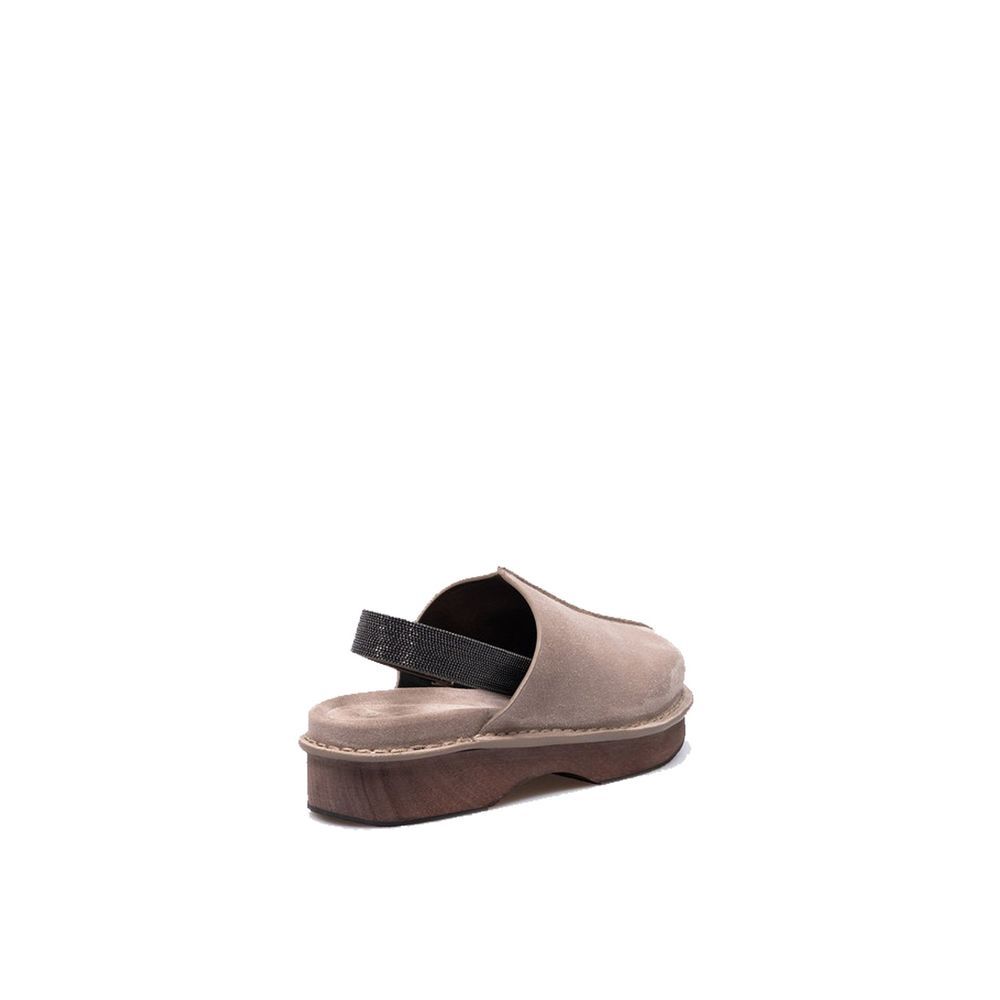 Leather Women's Mules - Brunello Cucinelli - Modalova