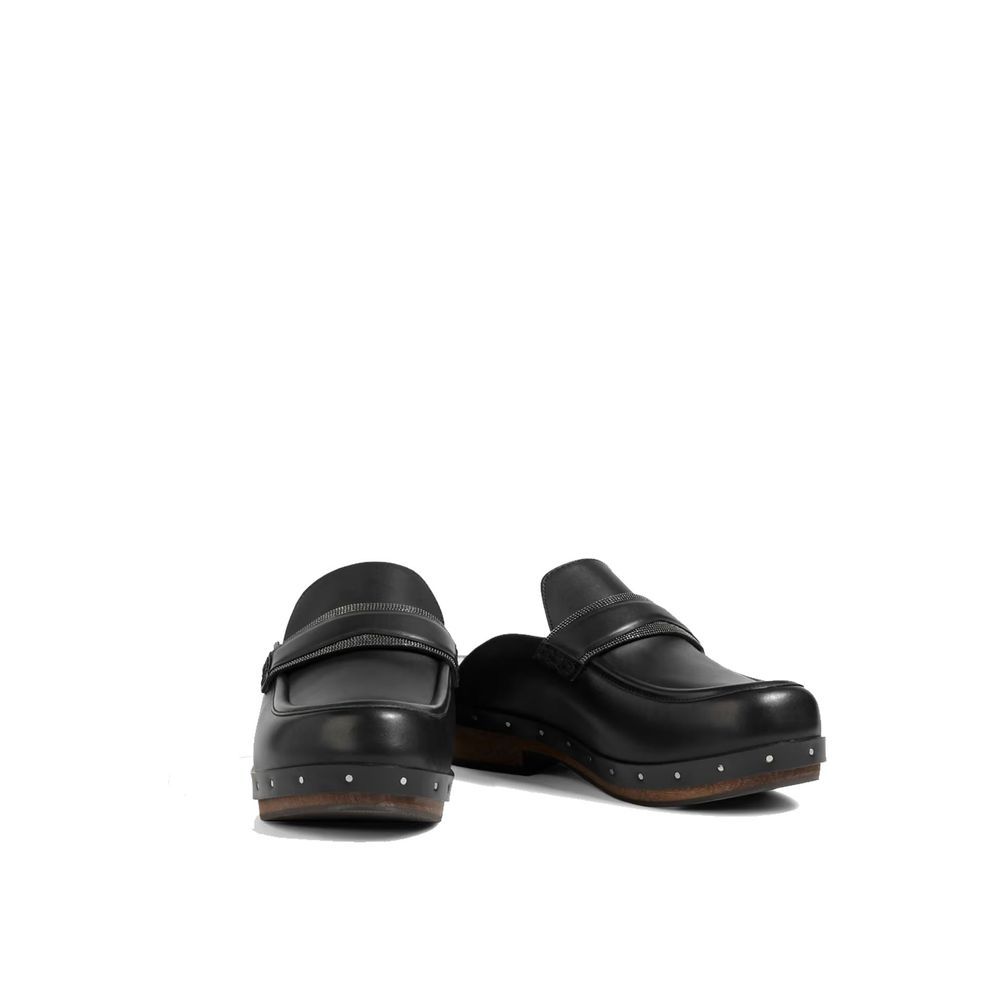Leather Women's Mules - Brunello Cucinelli - Modalova