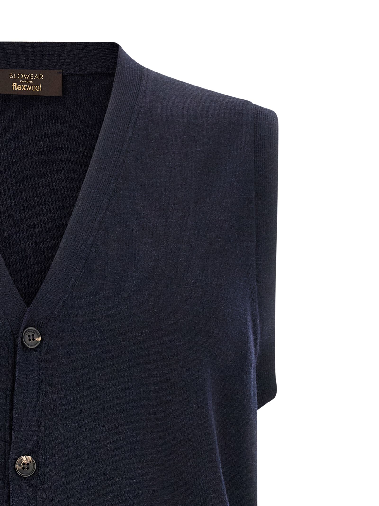 Virgin Wool Men's Cardigan - ZANONE - Modalova