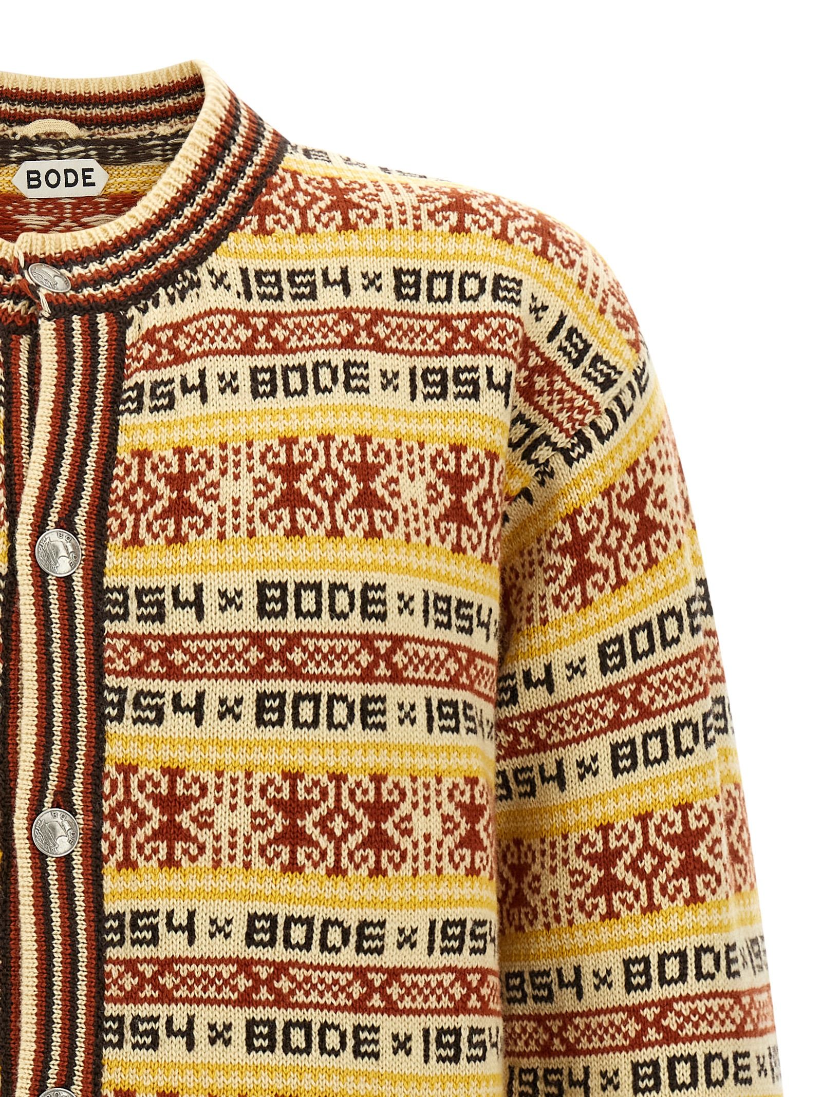 BODE Multicolor Wool Men's Cardigan - BODE - Modalova