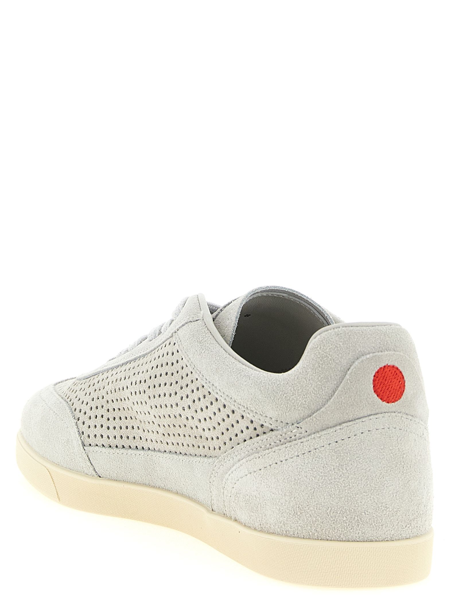 Calfskin Low Top Men's Sneakers - Kiton - Modalova