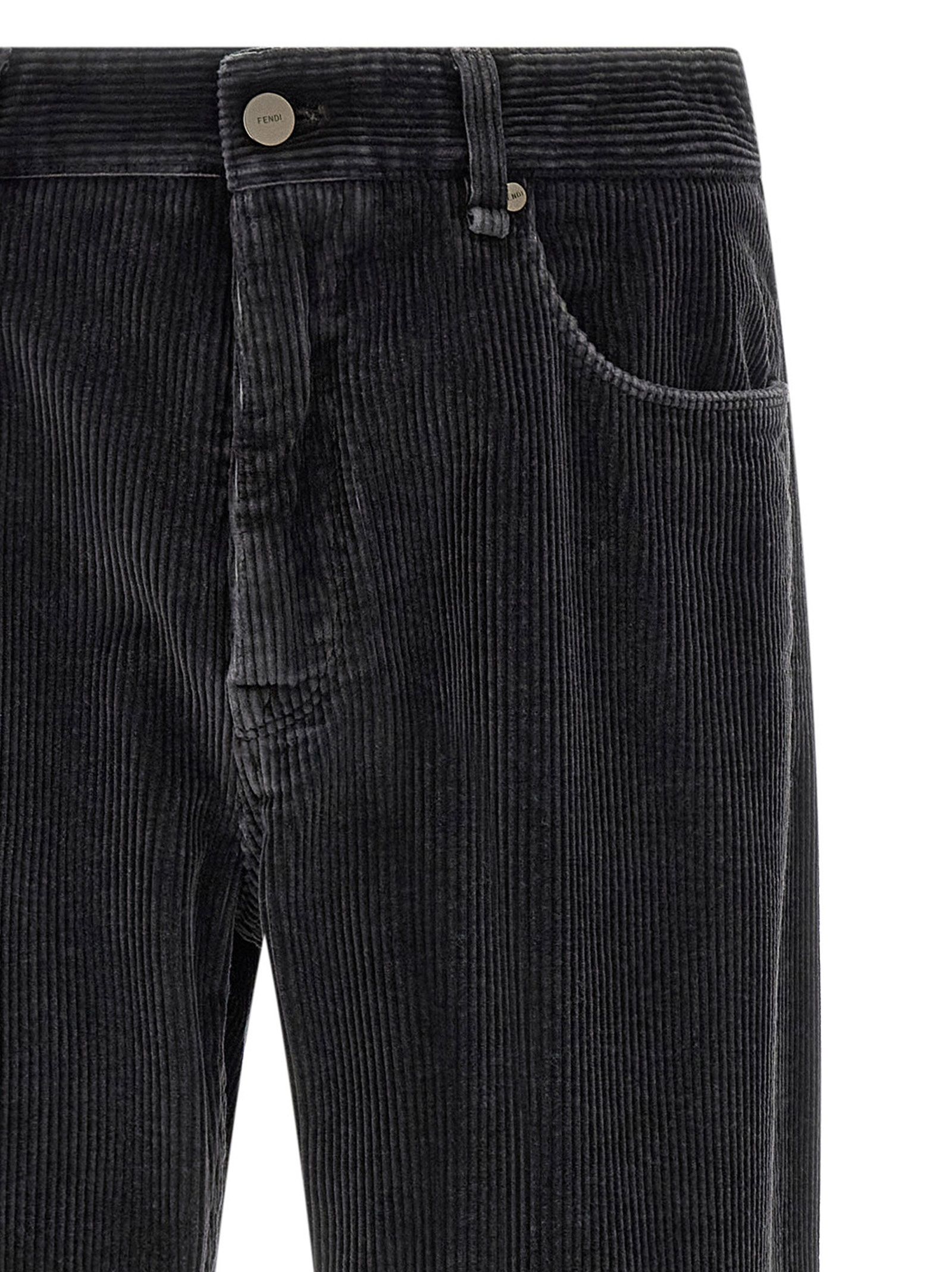 Cotton Casual Men's Pants - Fendi - Modalova
