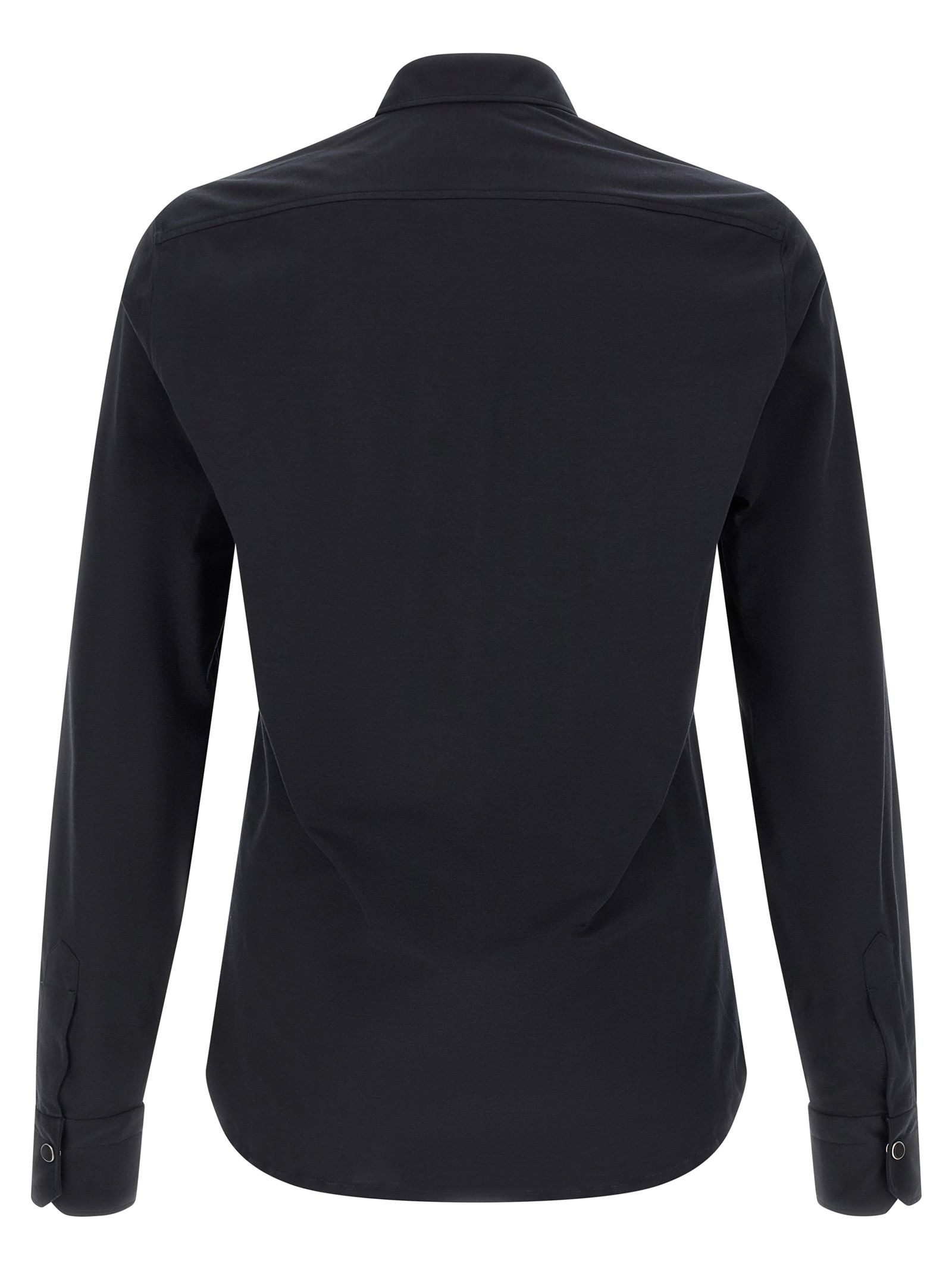 Kiton Blue Cotton Men's Blouse - Kiton - Modalova