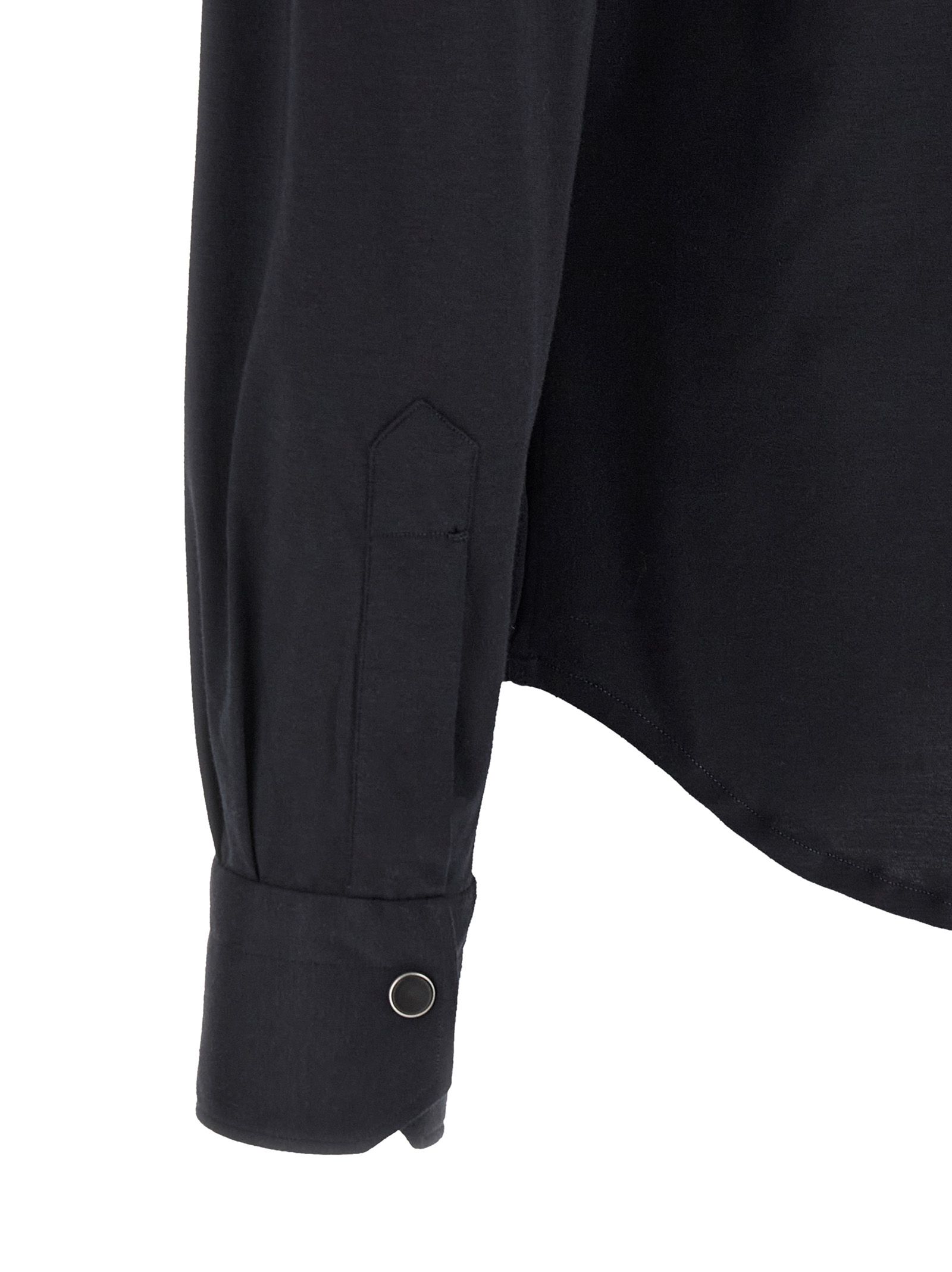 Kiton Blue Cotton Men's Blouse - Kiton - Modalova