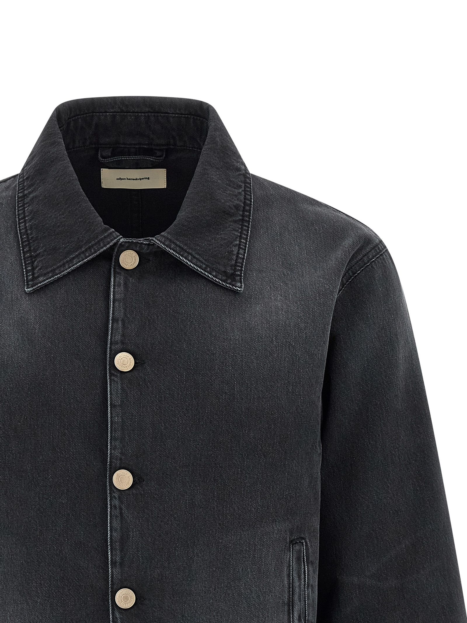 Organic Cotton Denim Men's Jacket - MFPEN - Modalova