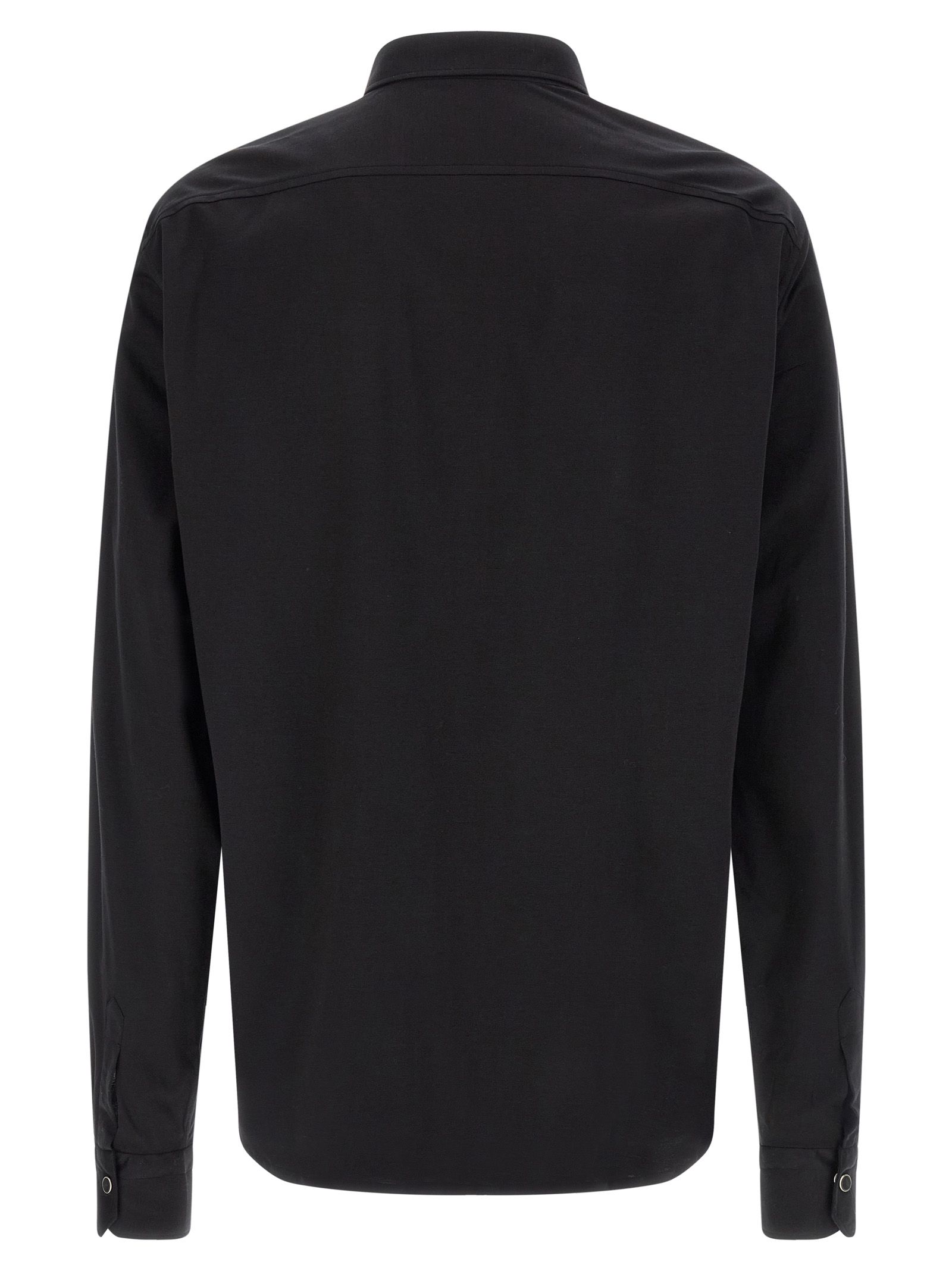 Kiton Black Cotton Men's Blouse - Kiton - Modalova