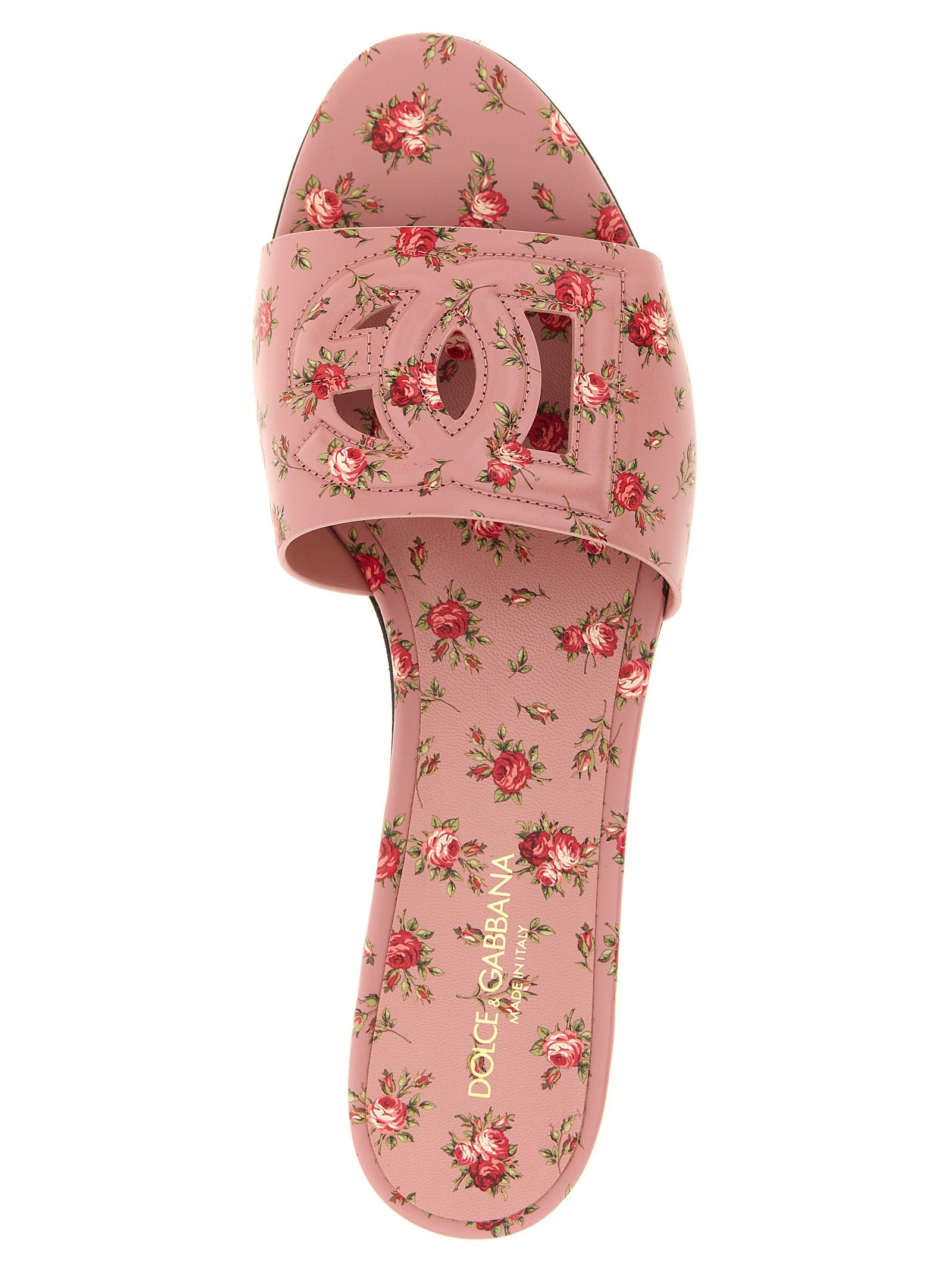 Calfskin Women's Slides - Dolce & Gabbana - Modalova