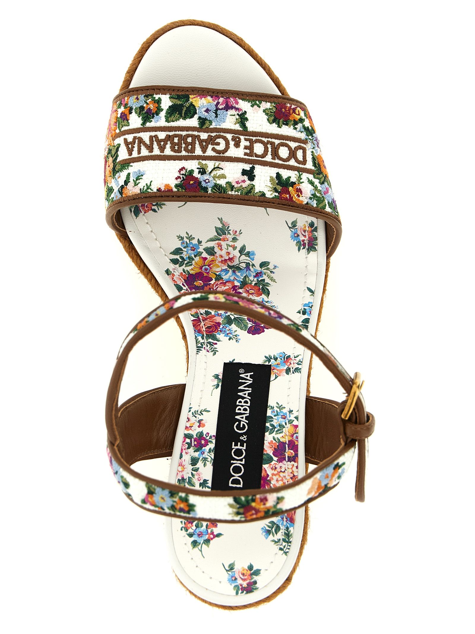 Polyamide Wedge Women's Sandals - Dolce & Gabbana - Modalova