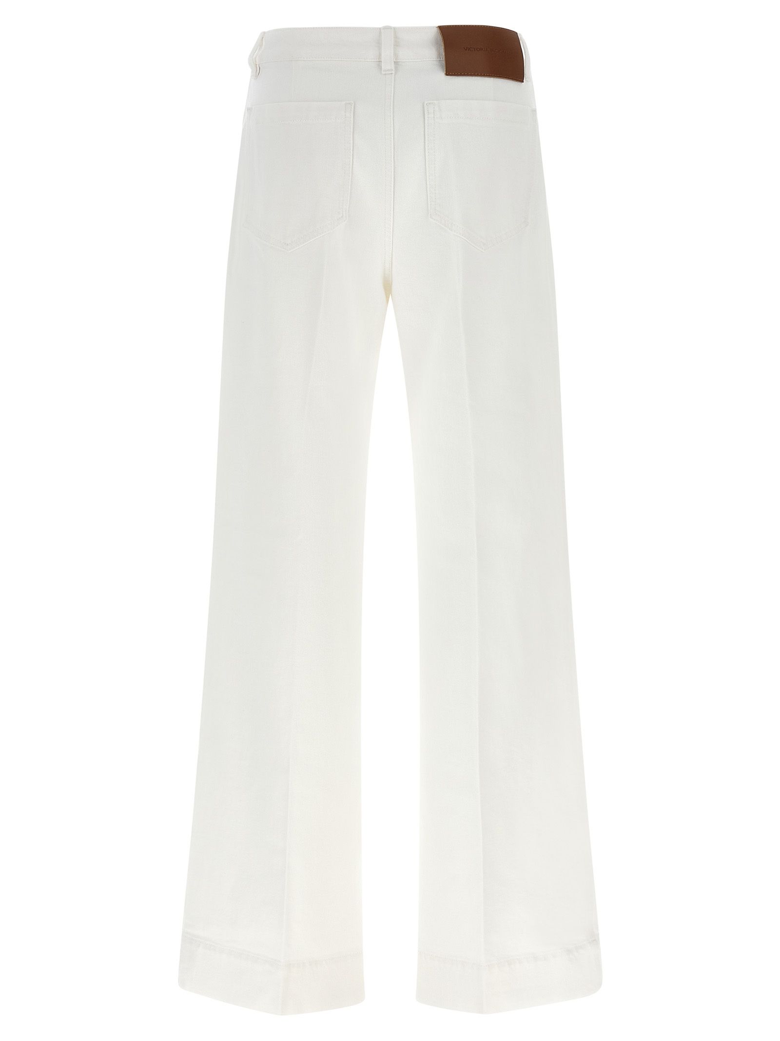 Cotton Flared Women's Jeans - Victoria Beckham - Modalova