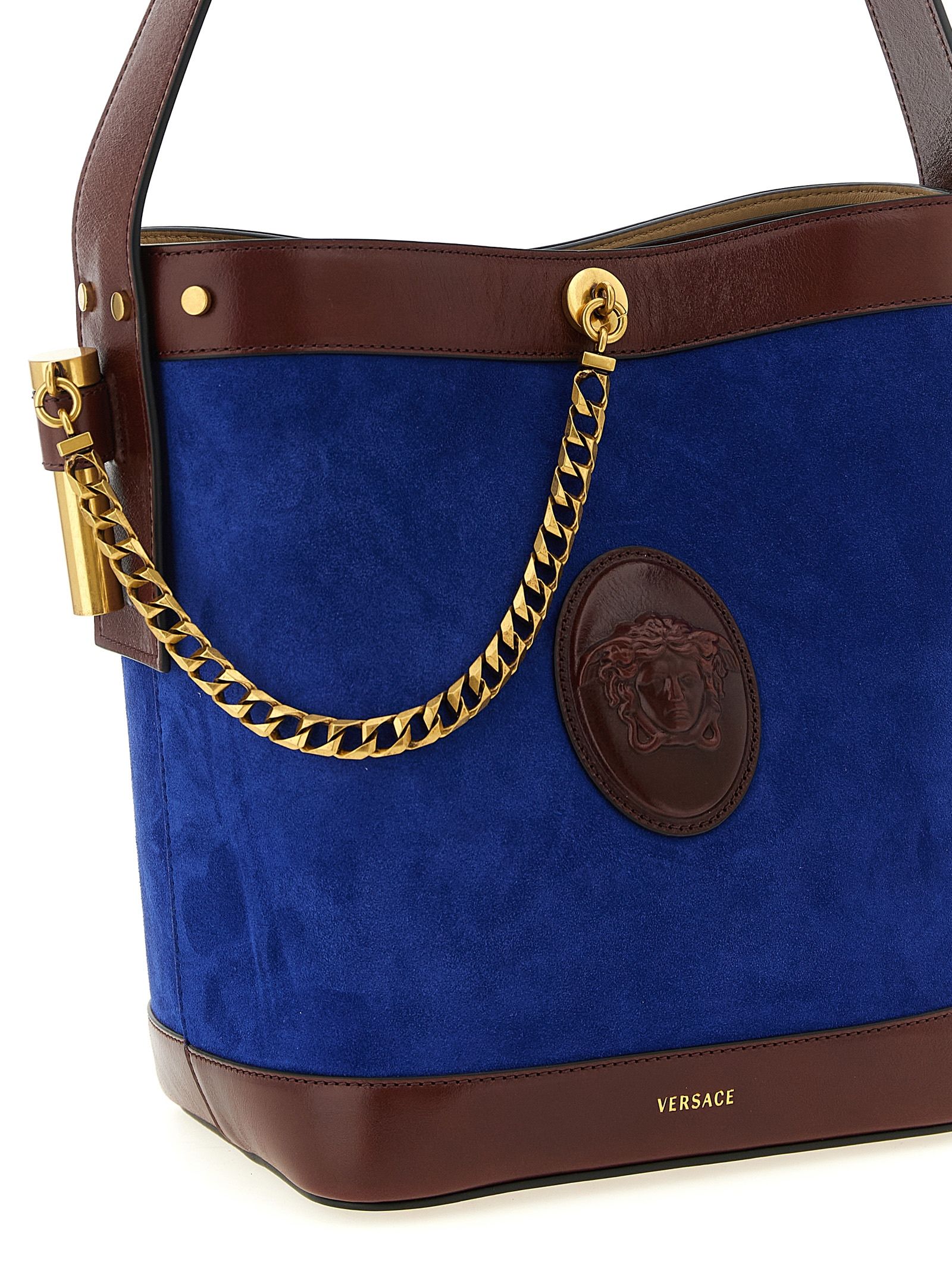 Calfskin Shoulder Women's Bag - Versace - Modalova