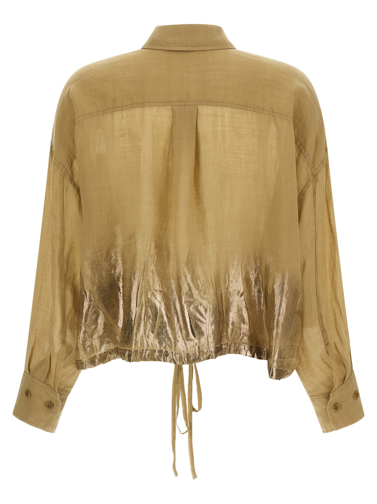 NUDE Brown Tencel Women's Blouse - NUDE - Modalova