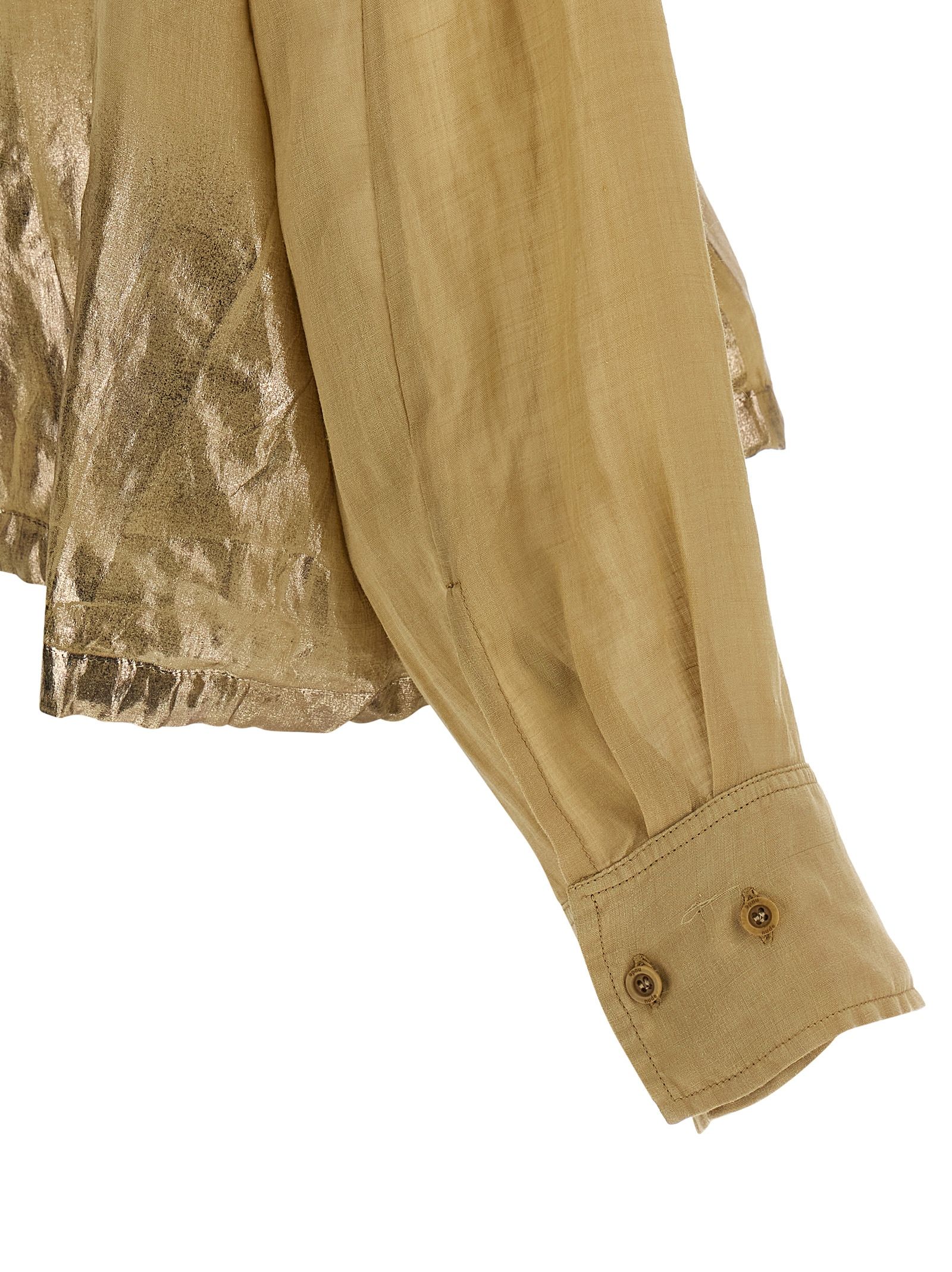 NUDE Brown Tencel Women's Blouse - NUDE - Modalova