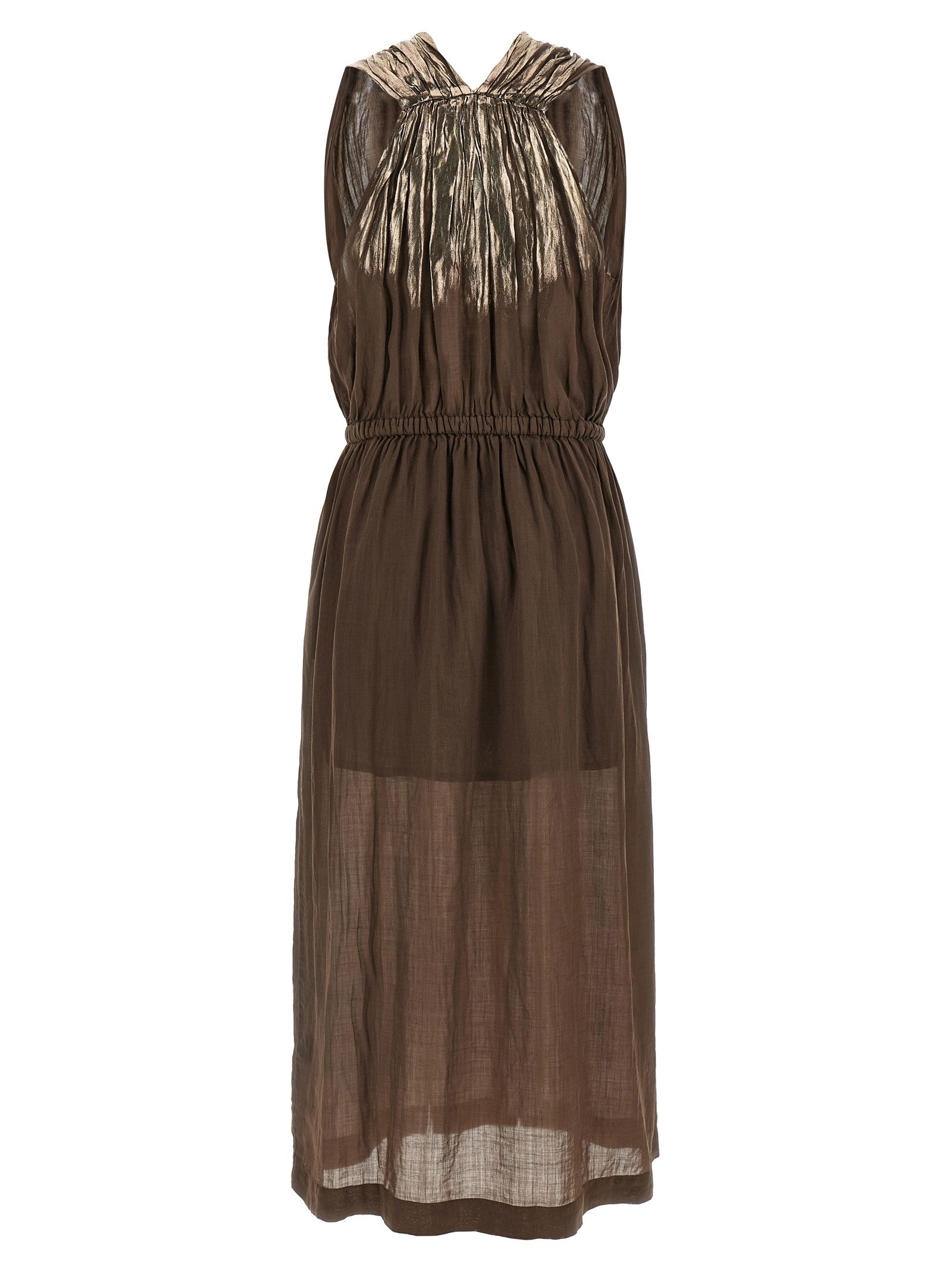 Tencel Long Women's Dress - NUDE - Modalova
