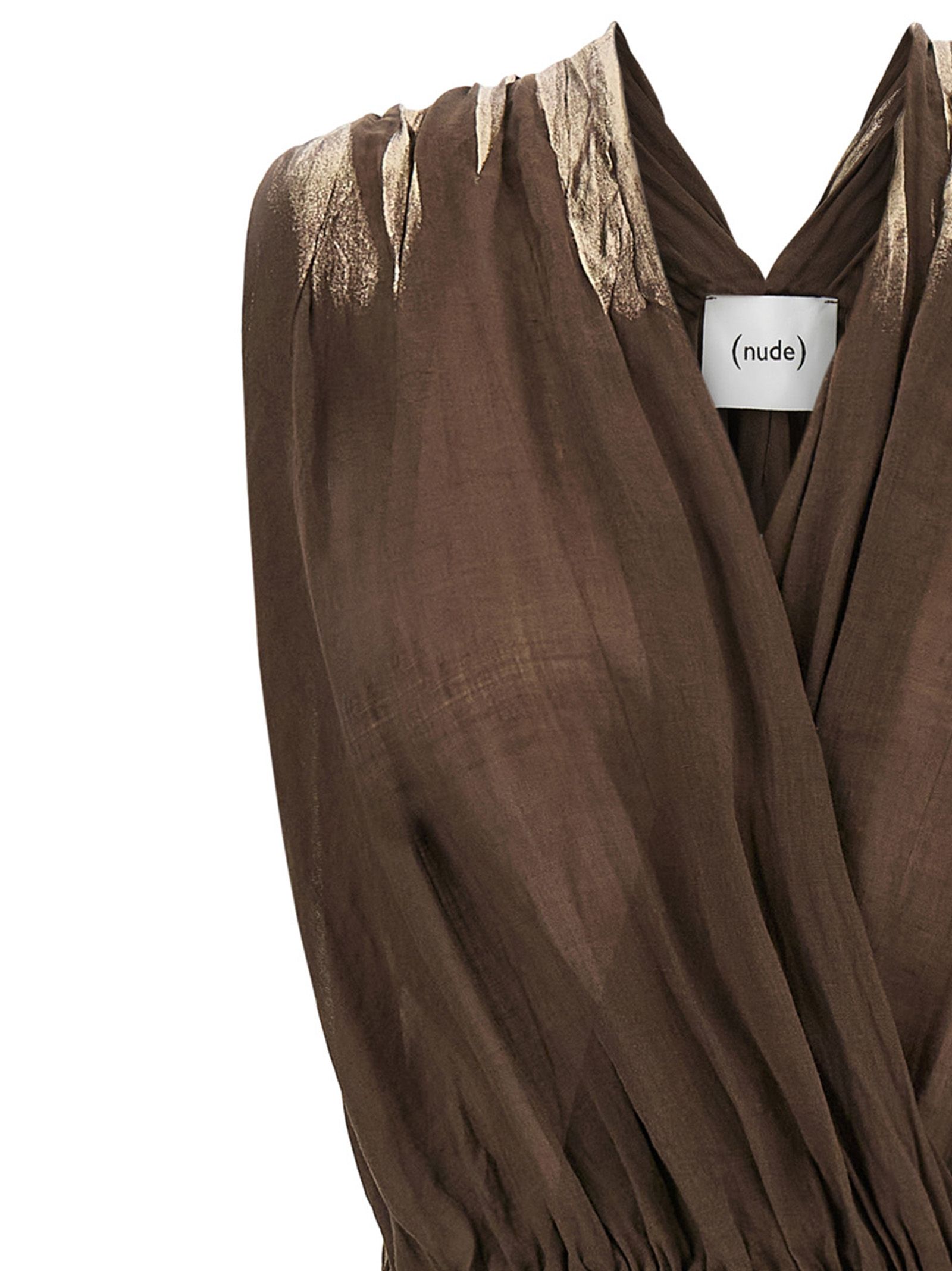 Tencel Long Women's Dress - NUDE - Modalova