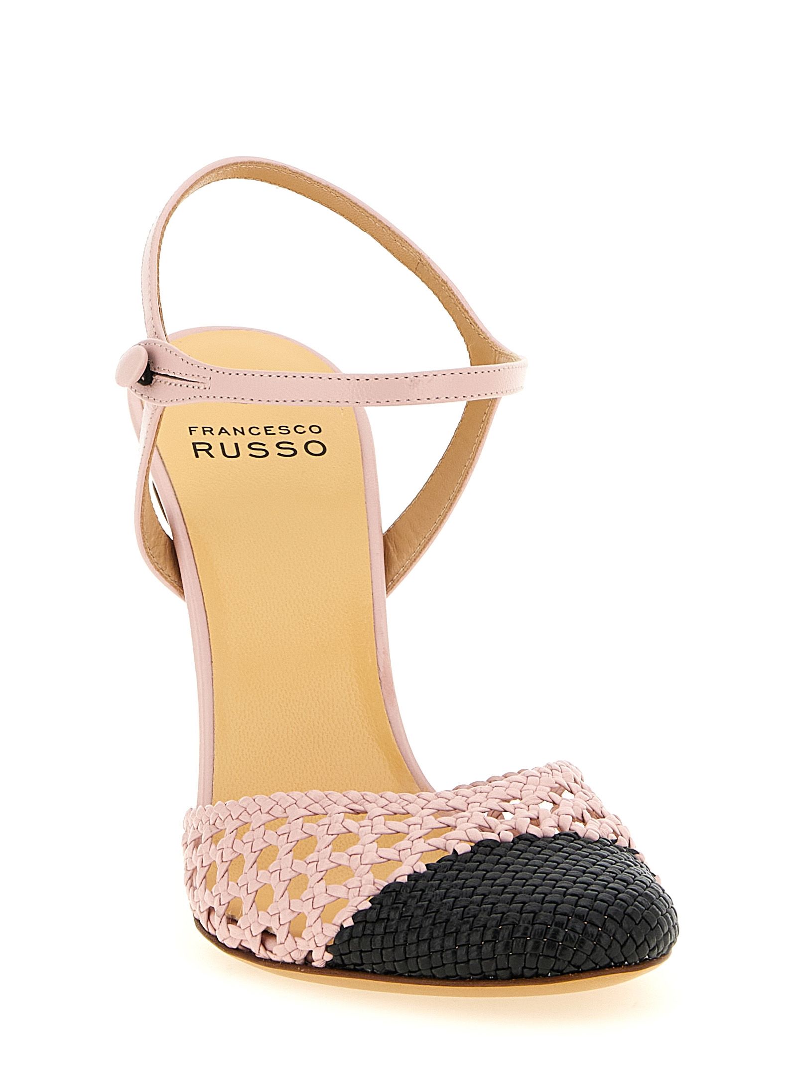 Goatskin High Heel Women's Pumps - Francesco Russo - Modalova