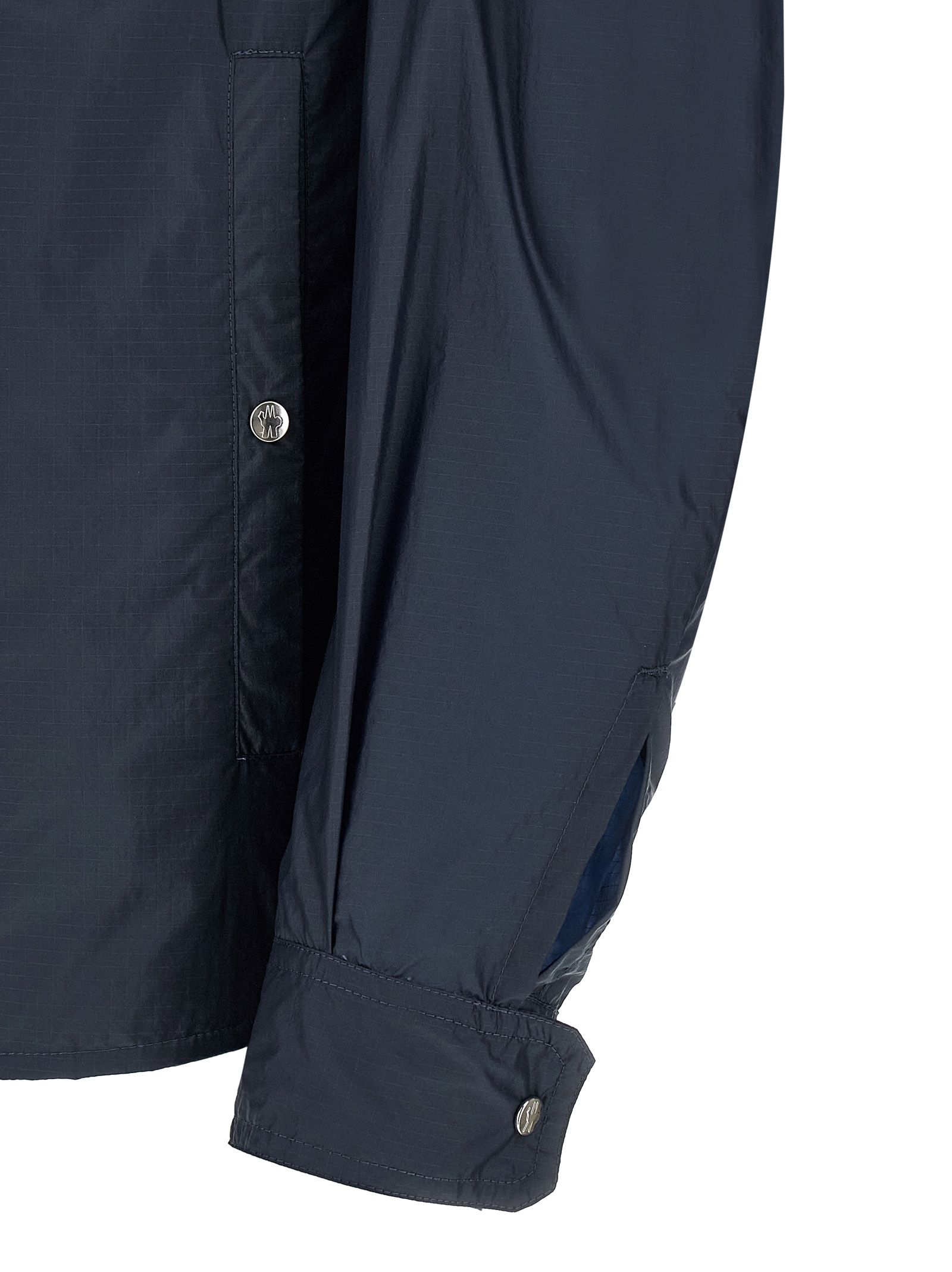 Moncler Blue Polyamide Men's Blouse - Moncler - Modalova