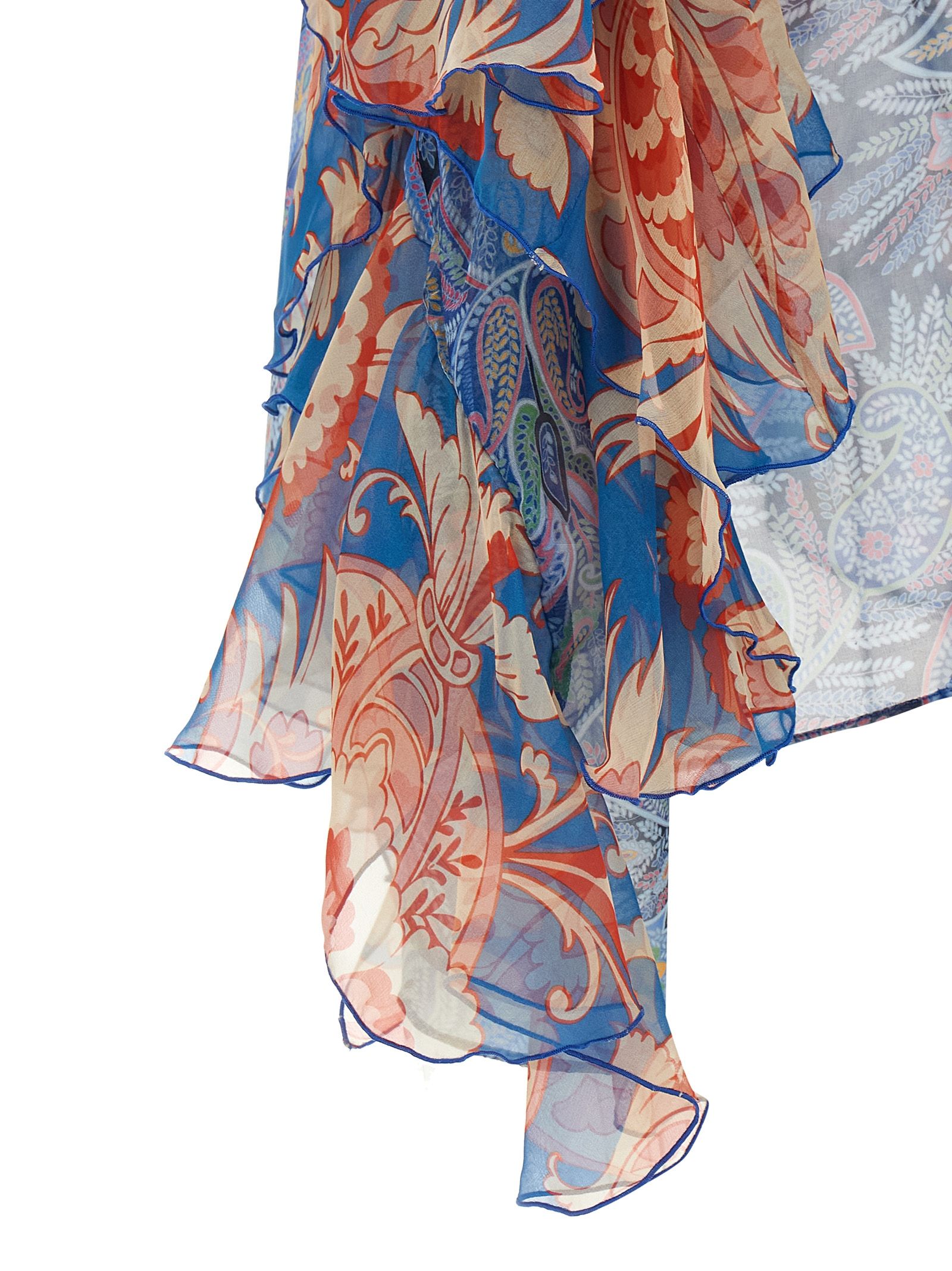 Etro Blue Silk Women's Blouse - Etro - Modalova